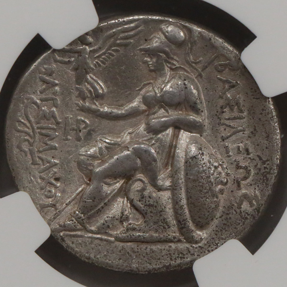 トラキア テトラドラクマ銀貨 前305～前281年 アレクサンドロス大王 NGC Ch-VF 5/5 3/5