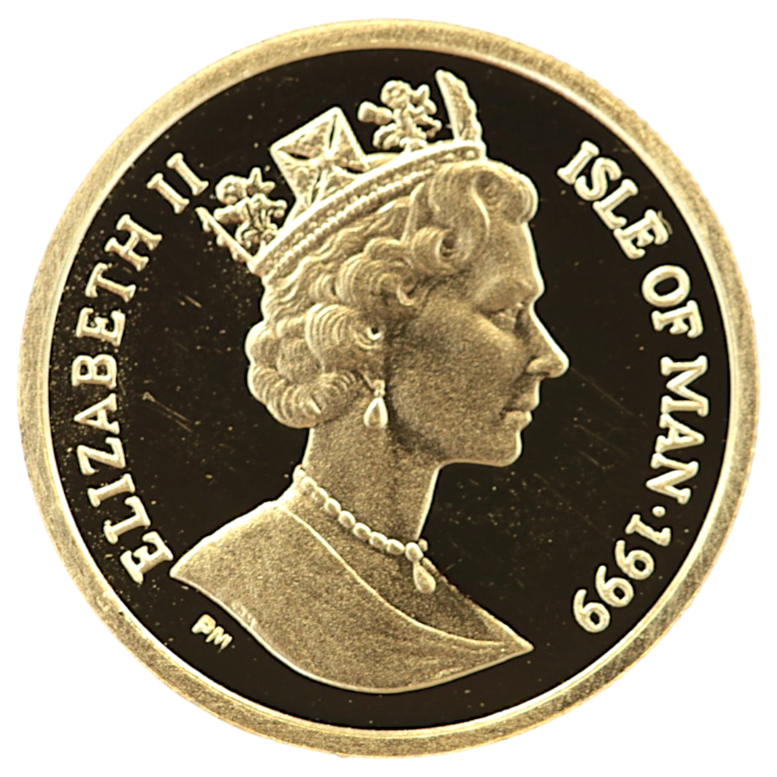 マン島 1/10クラウン金貨 1999年 ポブジョイ鋳 ブリティッシュショートヘア