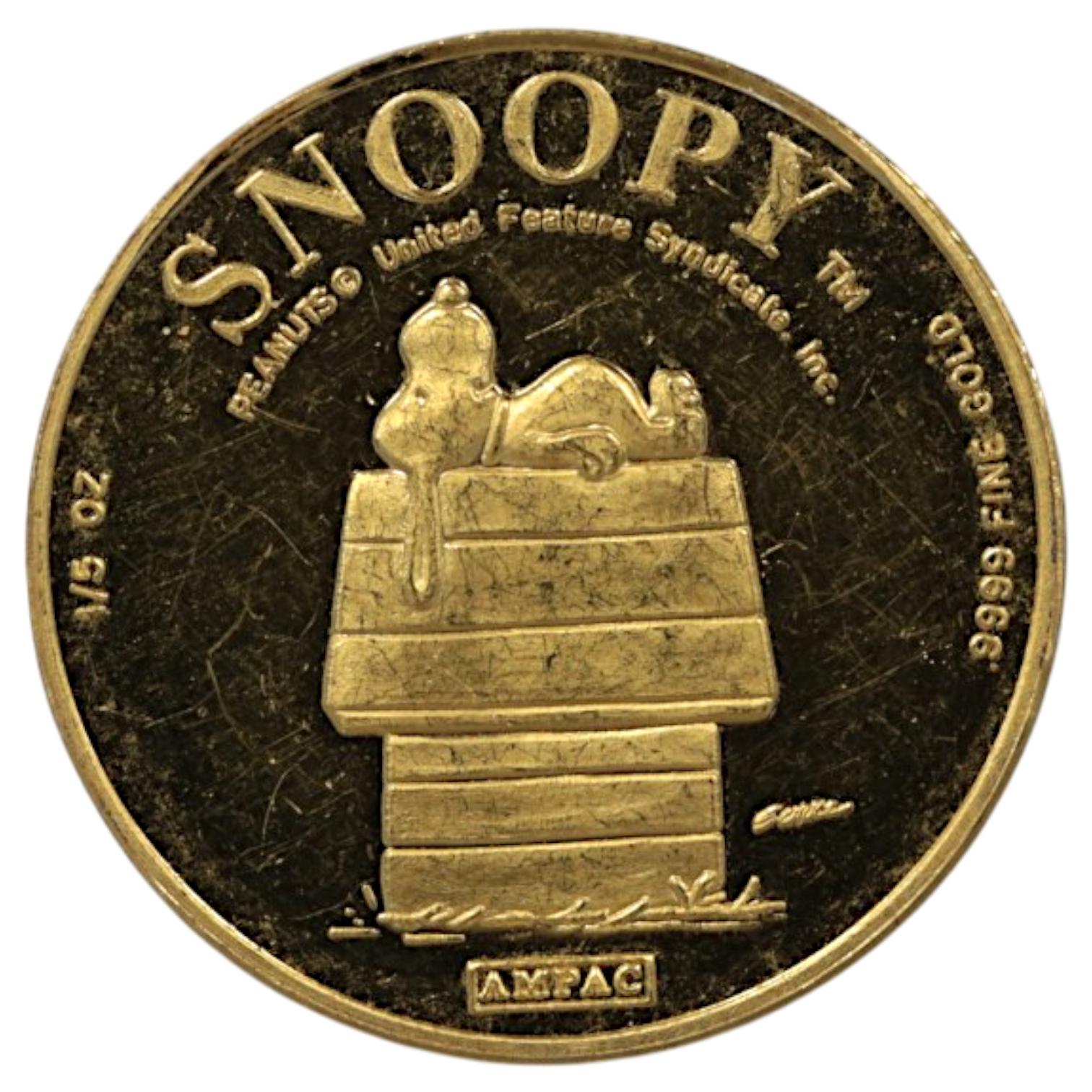 ピーナッツ 金メダル スヌーピー