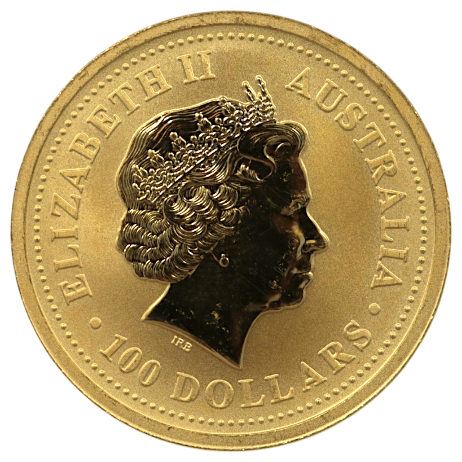 オーストラリア 100ドル金貨 2002年 パース鋳 干支 午年