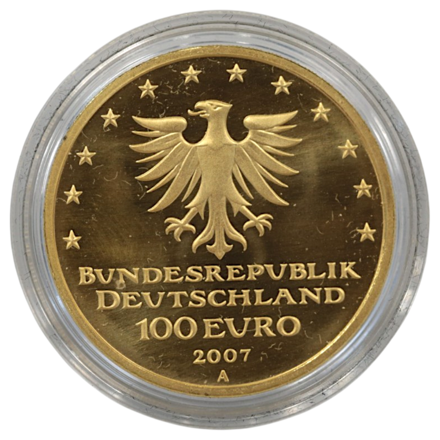 ドイツ 100ユーロ金貨 2007年 ベルリン鋳 都市景観