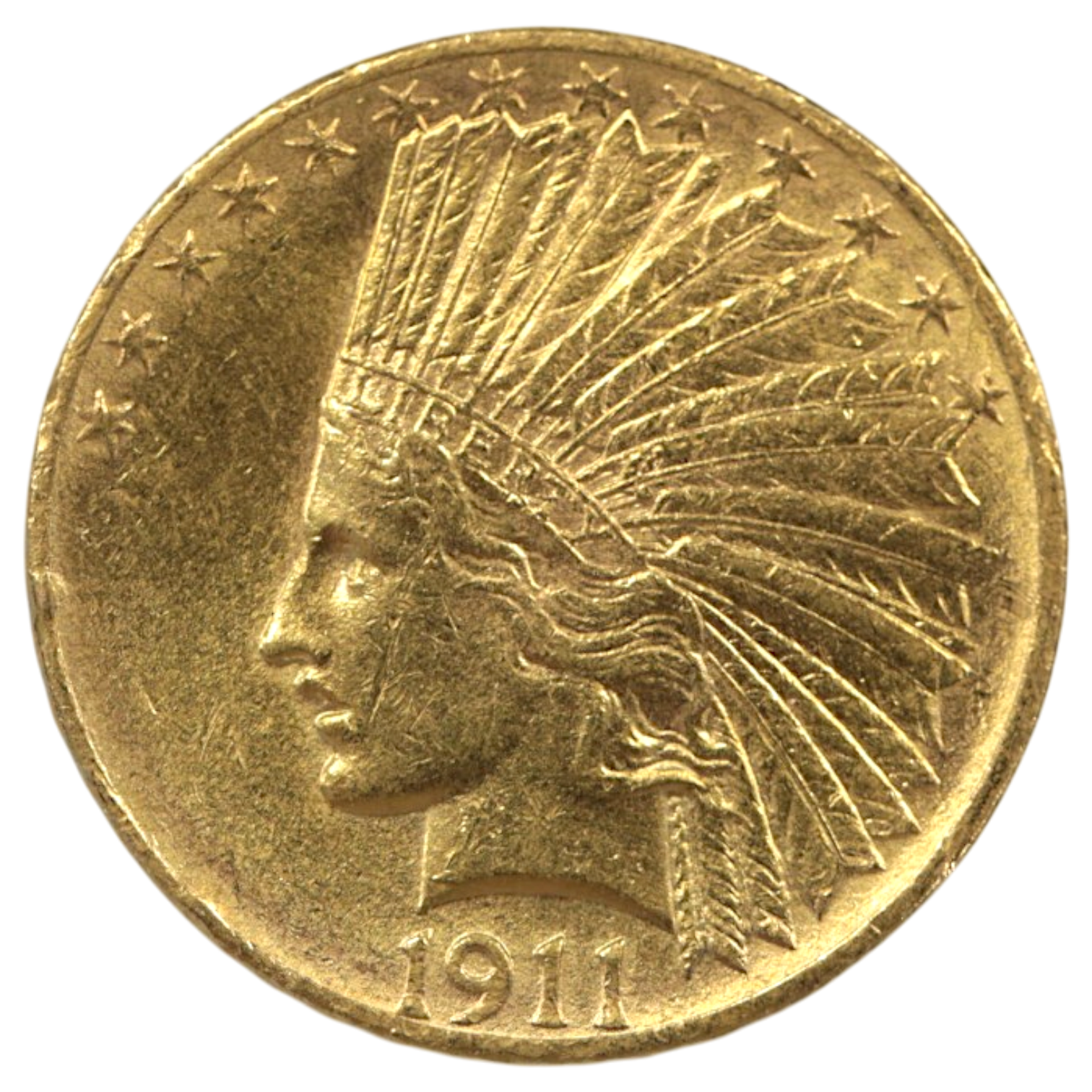 アメリカ 10ドル金貨 1911年 インディアンヘッド