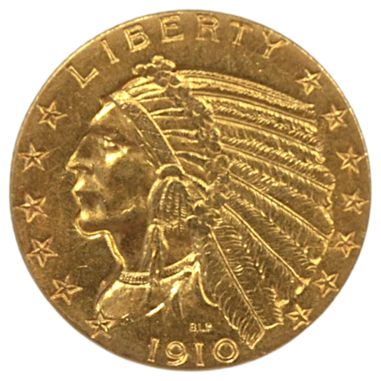 アメリカ 5ドル金貨 1910年 インディアンヘッド