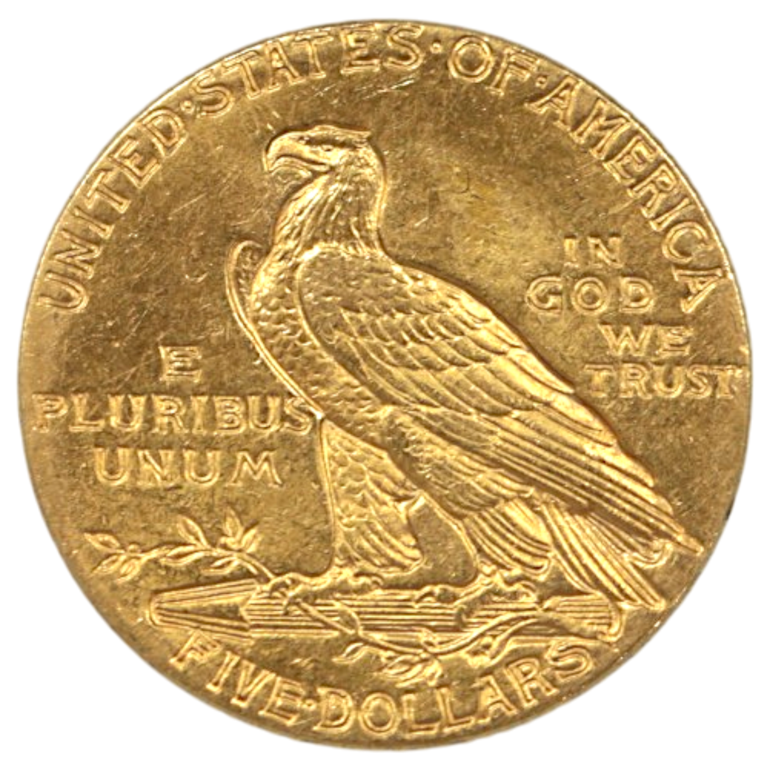 アメリカ 5ドル金貨 1910年 インディアンヘッド