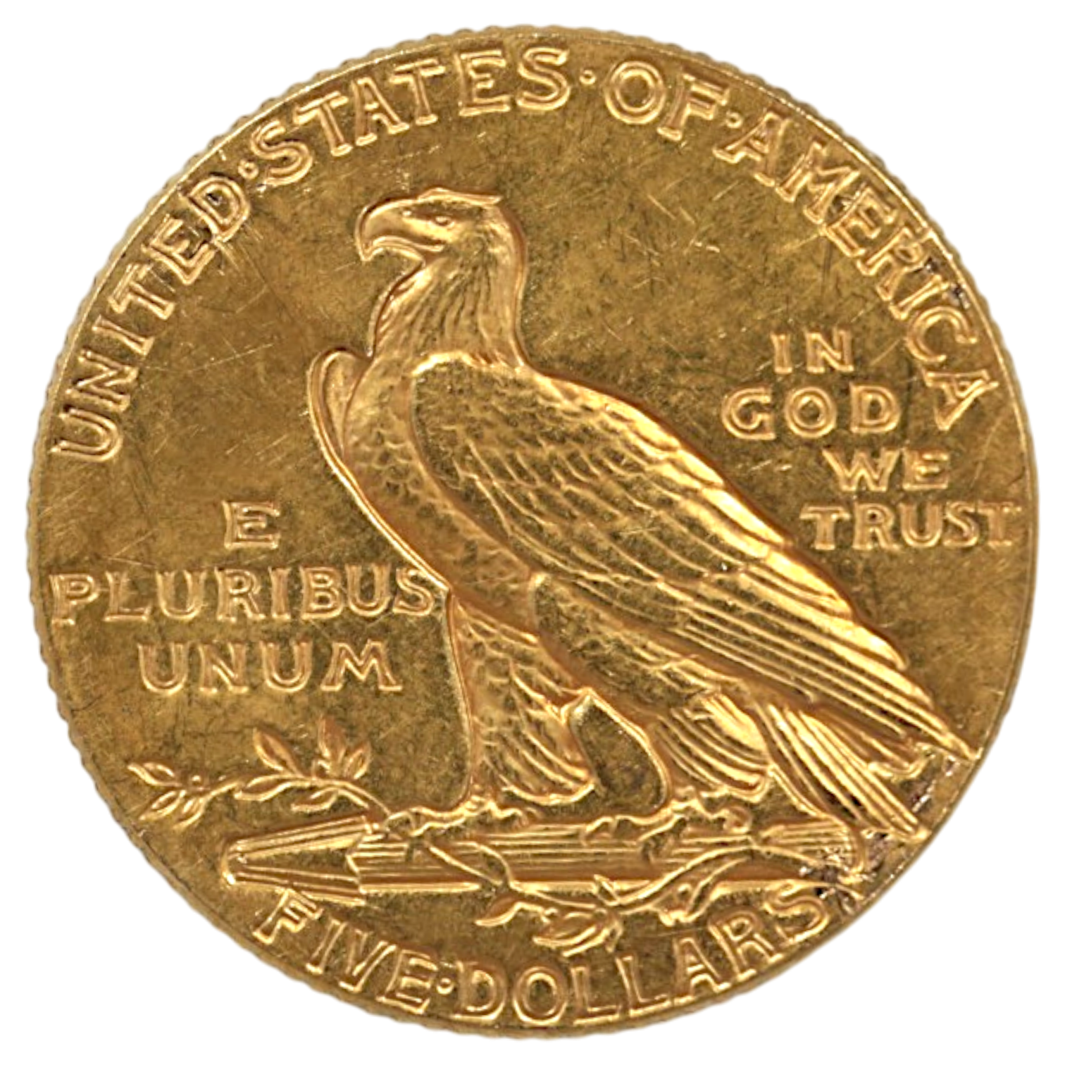 アメリカ 5ドル金貨 1909年 インディアンヘッド