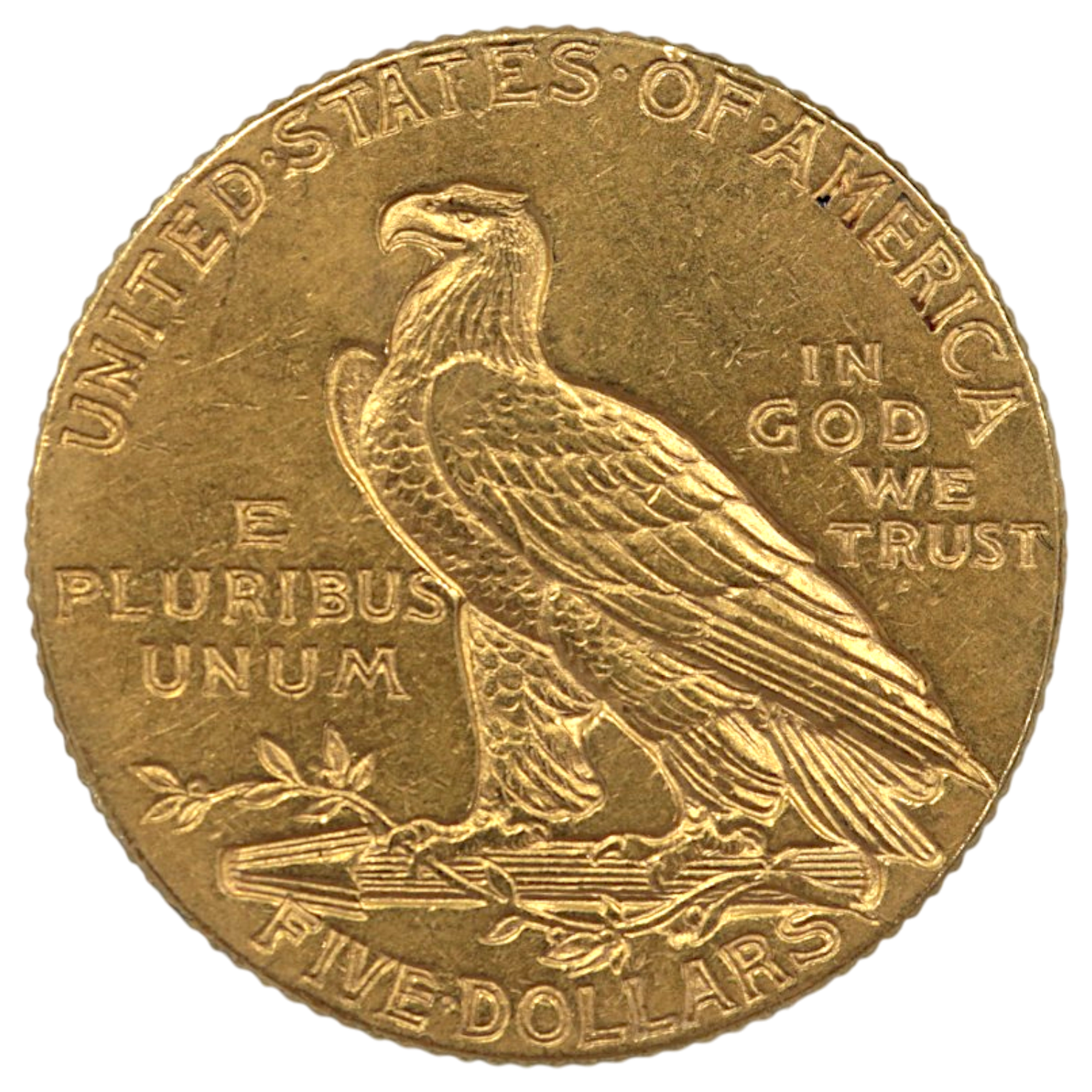 アメリカ 5ドル金貨 1909年 インディアンヘッド