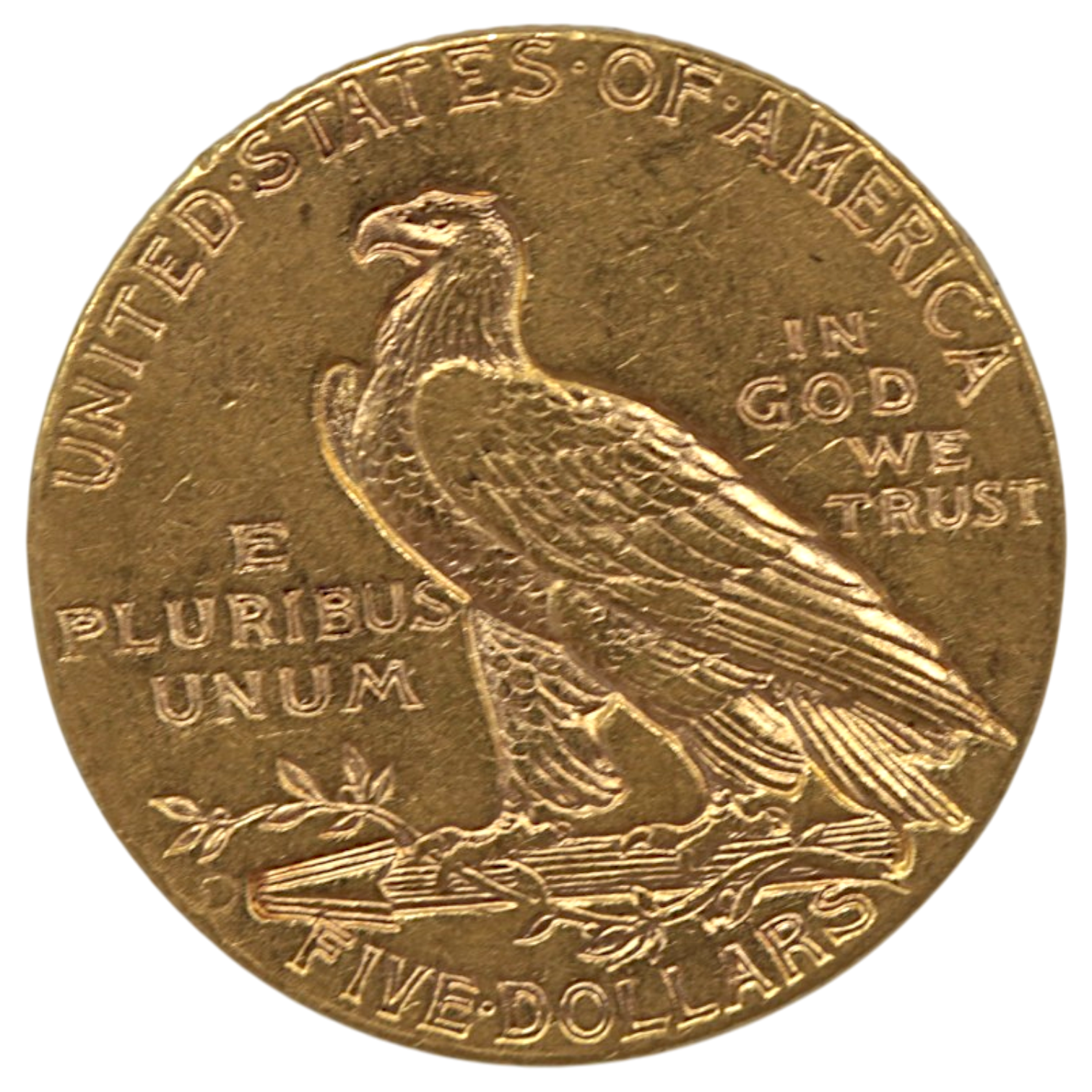 アメリカ 5ドル金貨 1909年 インディアンヘッド