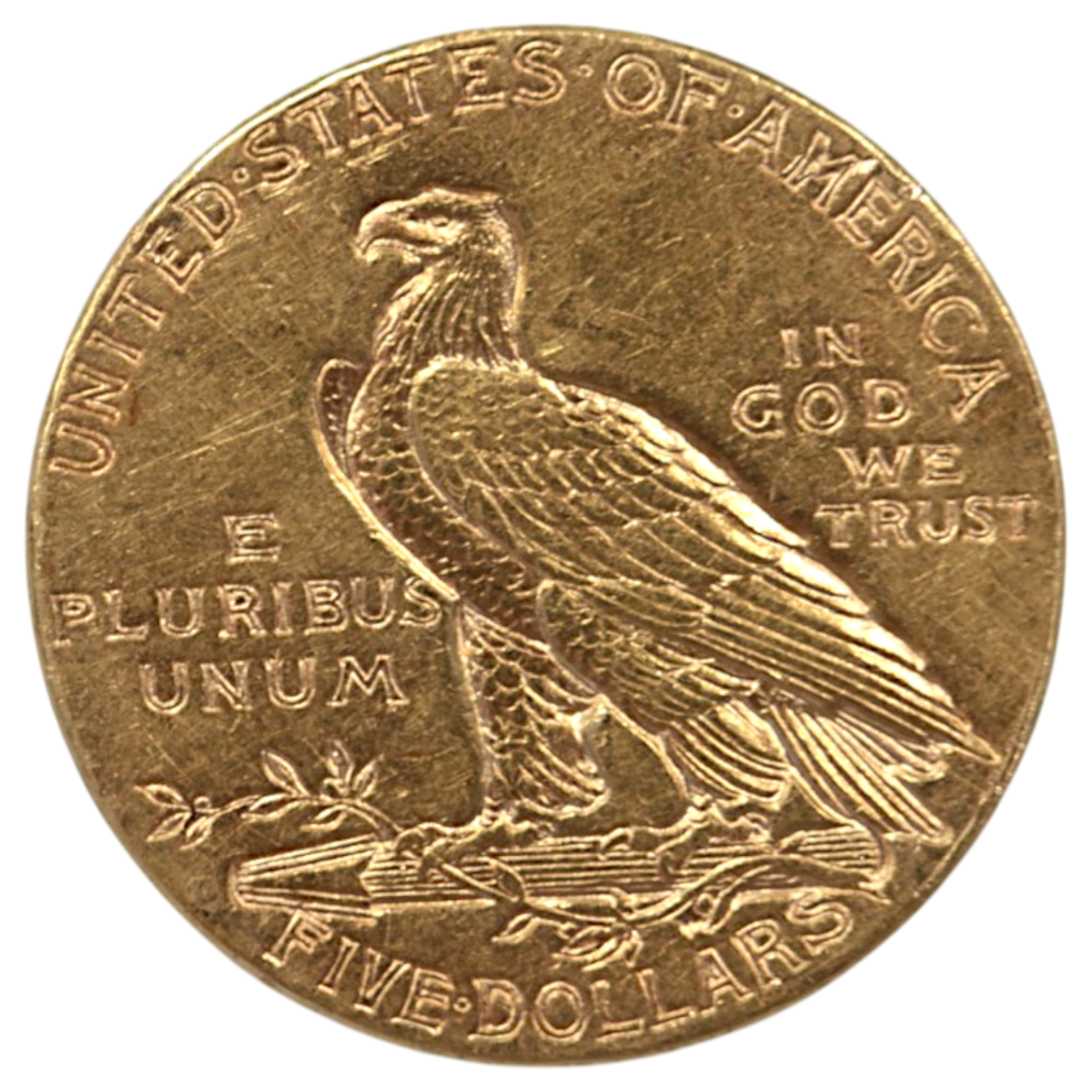 アメリカ 5ドル金貨 1909年 インディアンヘッド