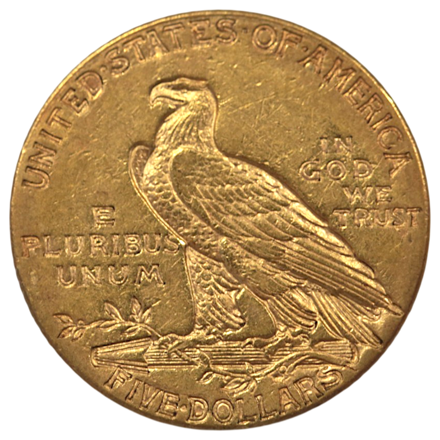 アメリカ 5ドル金貨 1910年 インディアンヘッド