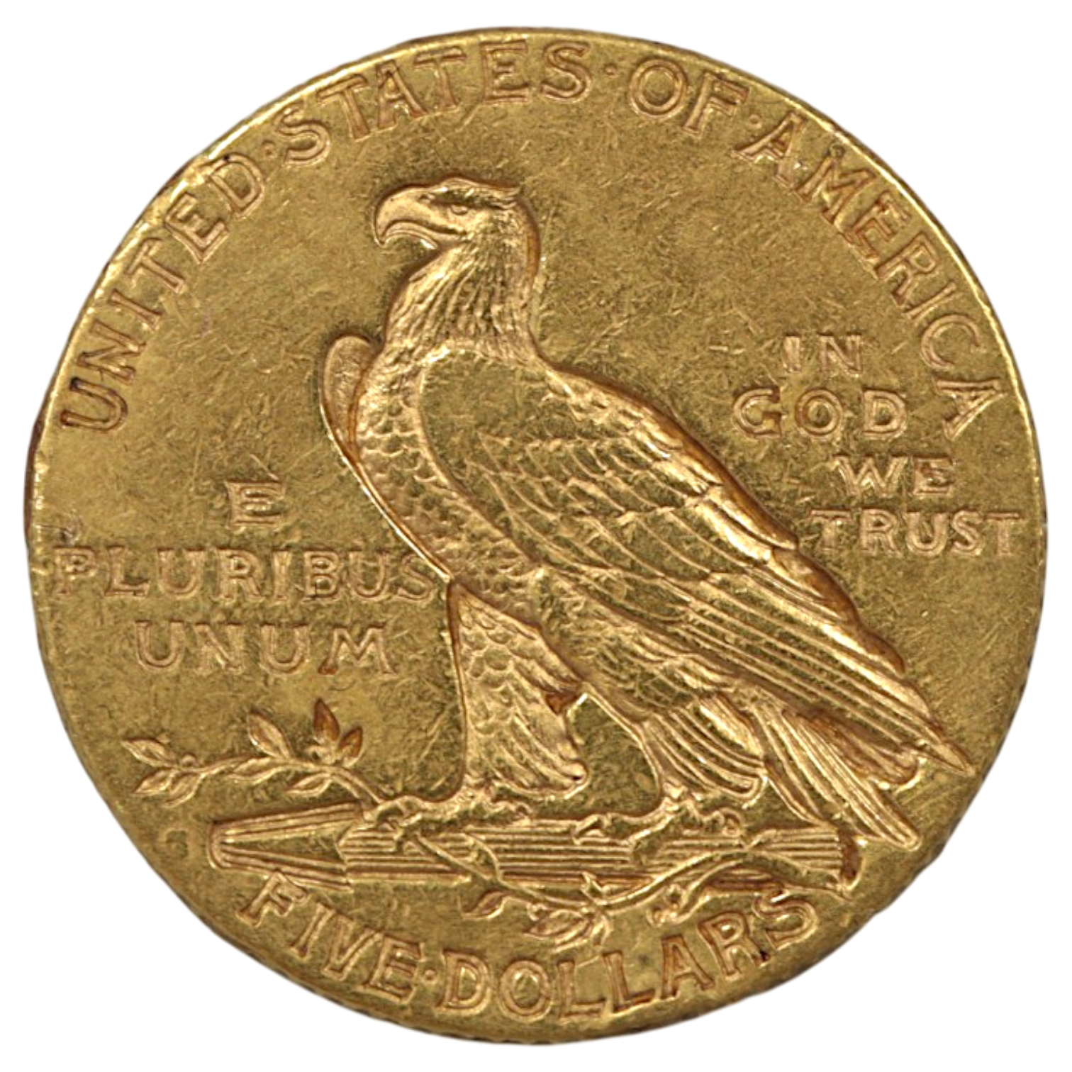 アメリカ 5ドル金貨 1910年 インディアンヘッド