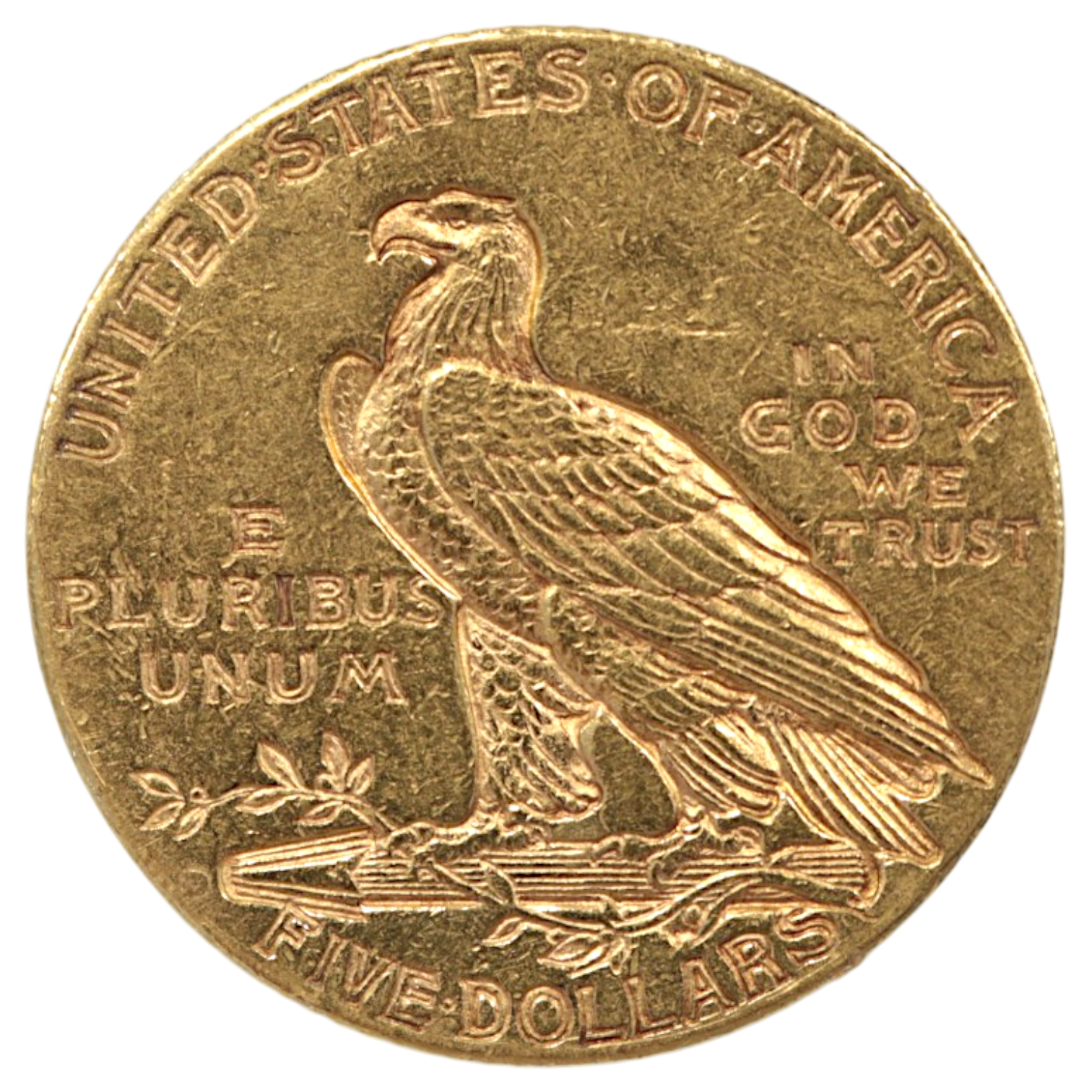 アメリカ 5ドル金貨 1909年 インディアンヘッド