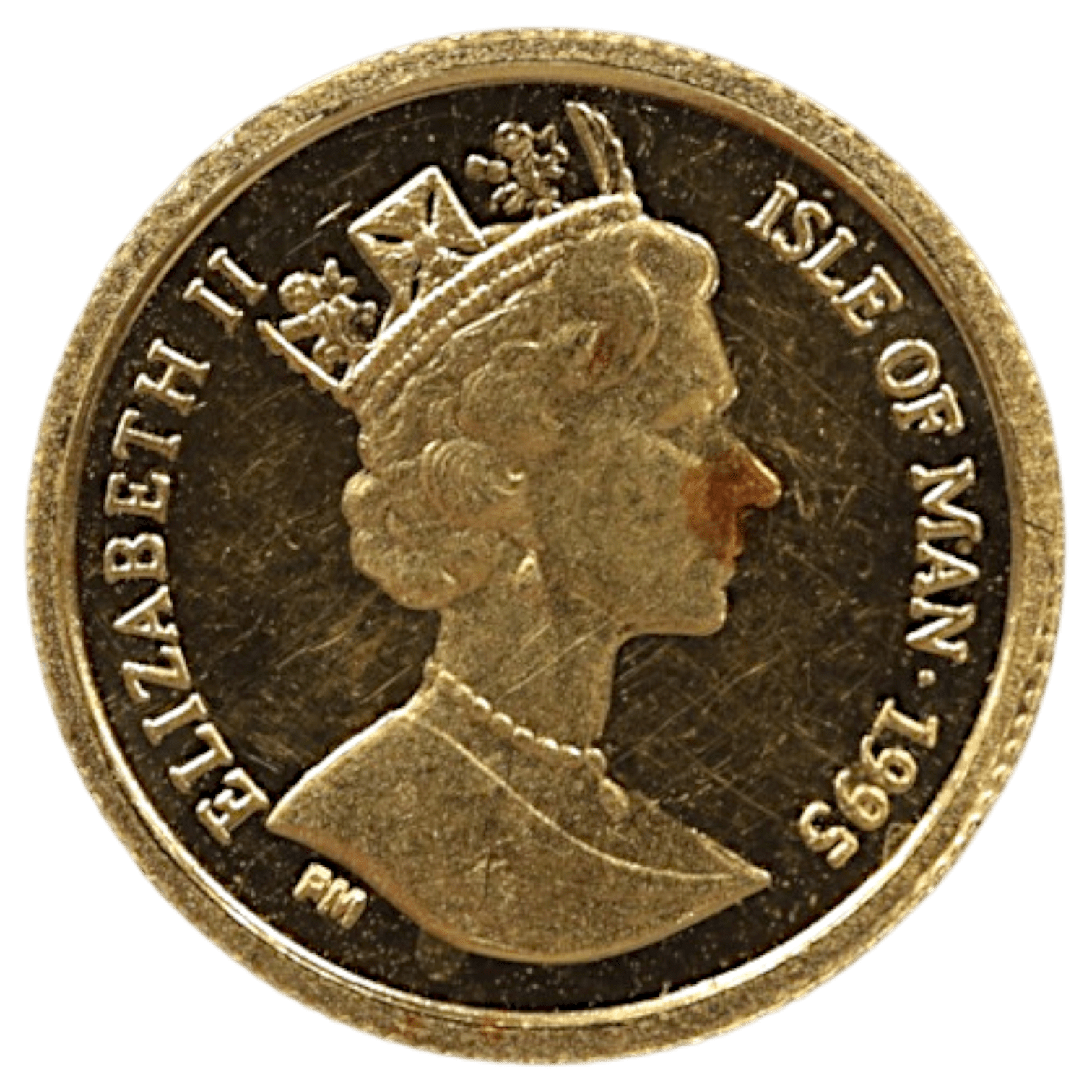 マン島 1/25クラウン金貨 1995年 ポブジョイ鋳 ターキッシュ - NJ BUYER'S MARKETPLACE