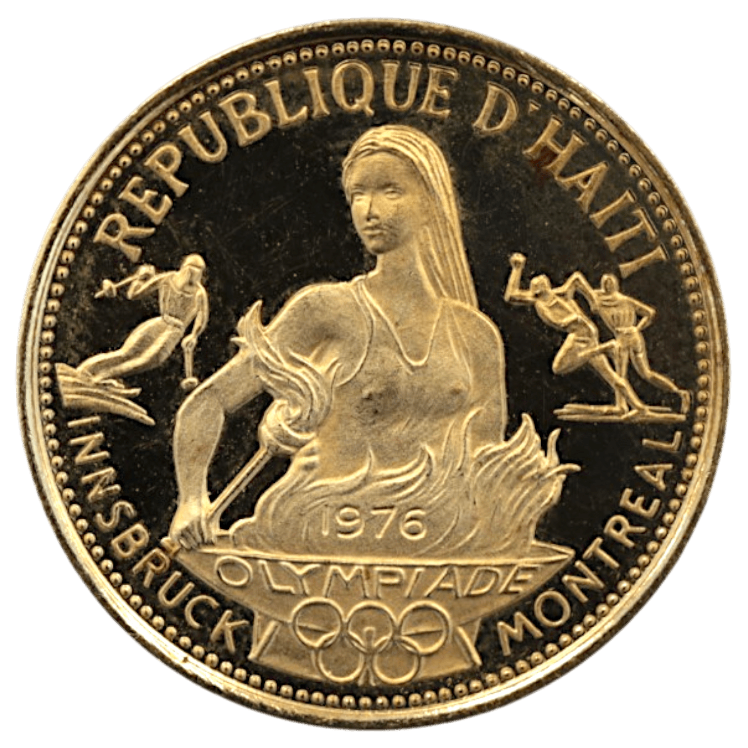 ハイチ 500グールド金貨 1974年 オリンピック - NJ BUYER'S MARKETPLACE