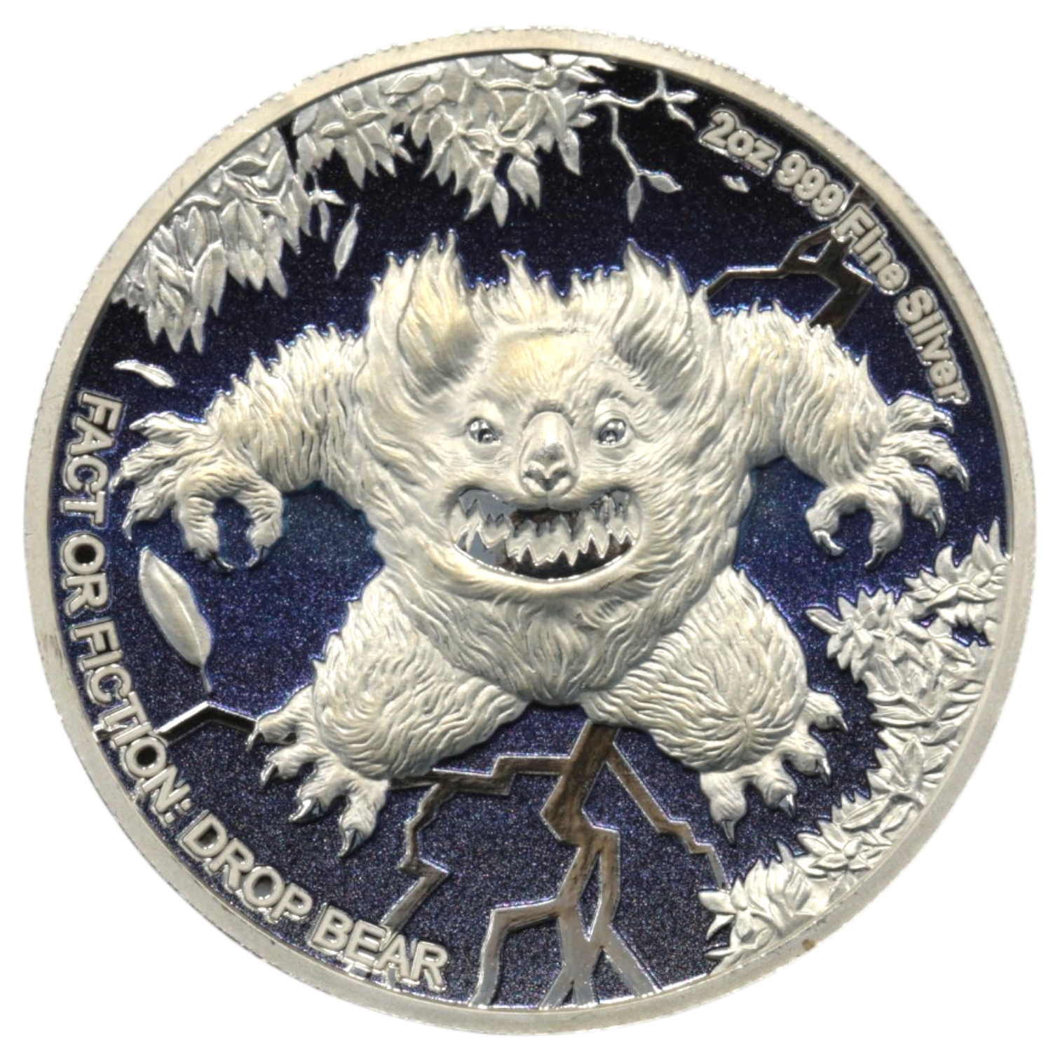 ニウエ 5ドル銀貨 2024年 ドロップ・ベア チャールズ3世