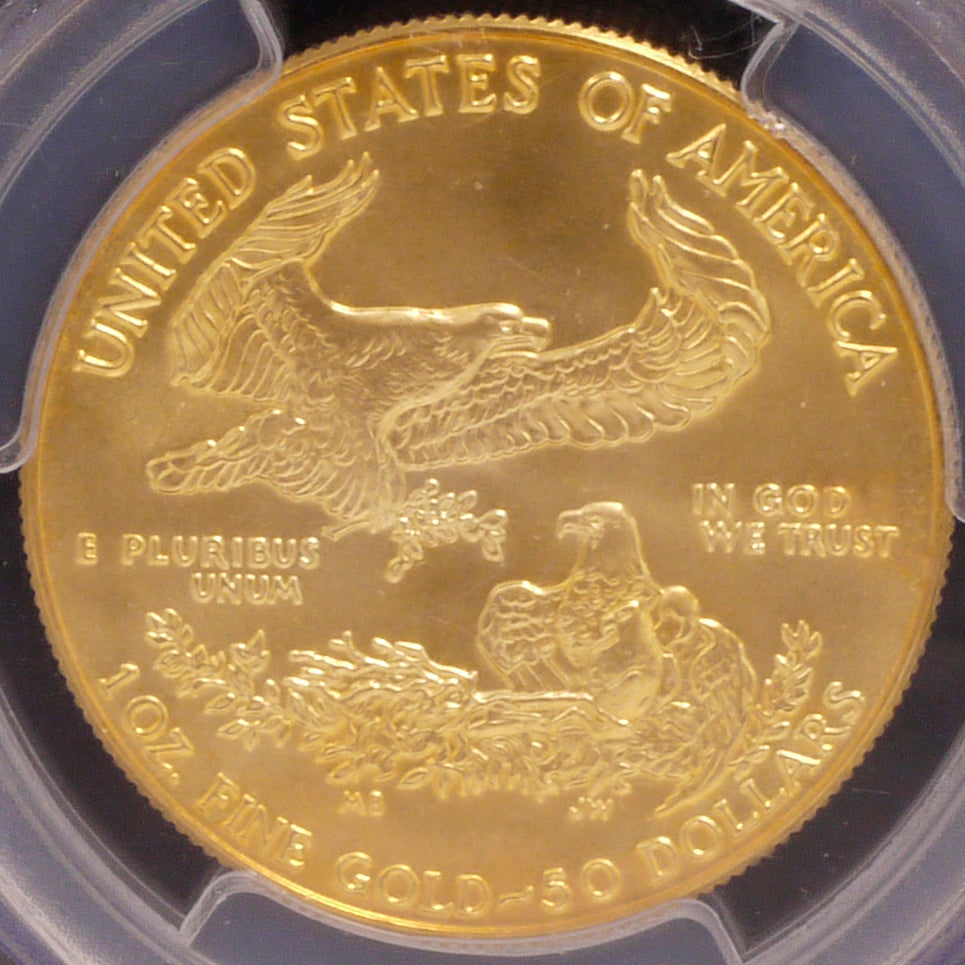 US 50 Gold Coins 1986 Eagle PCGS MS69