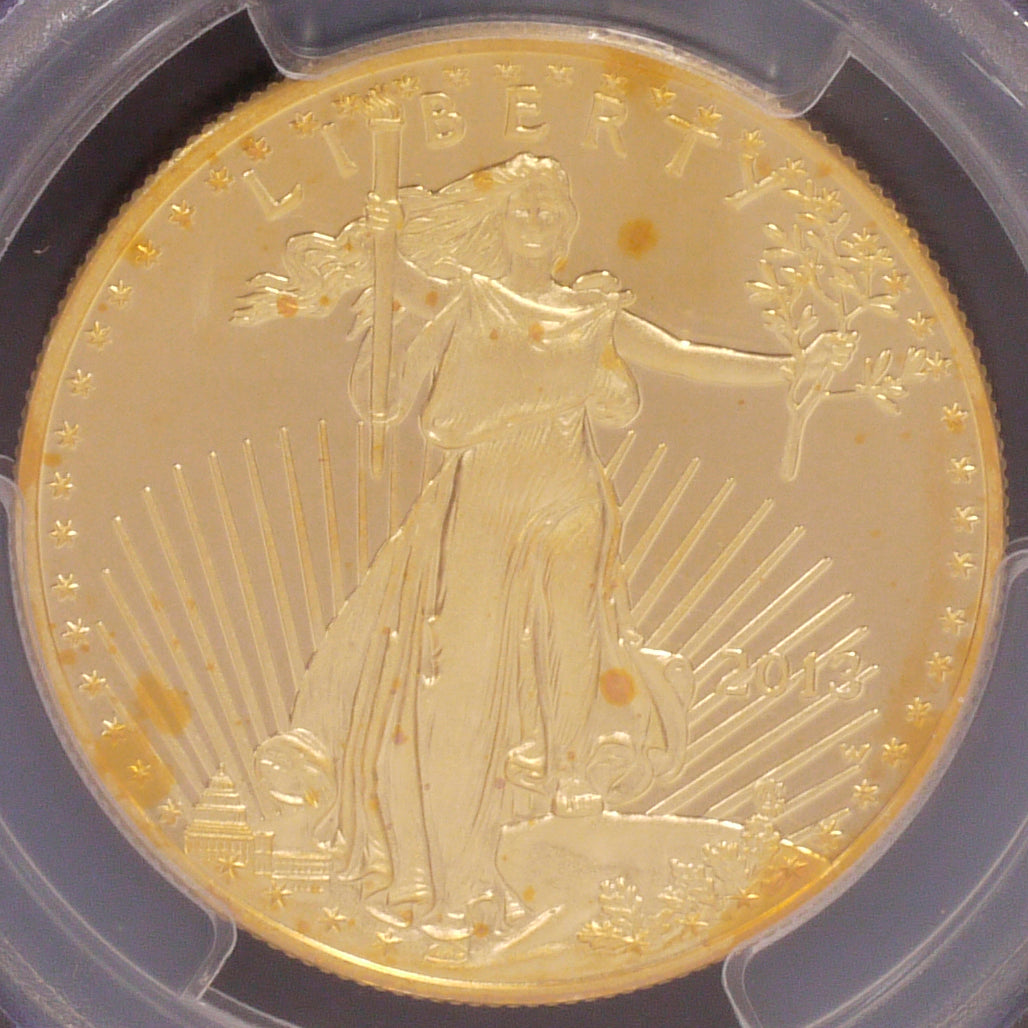 US 50 dollar gold coins 2013 Liberty PCGS PF70 DEEP CAMEO