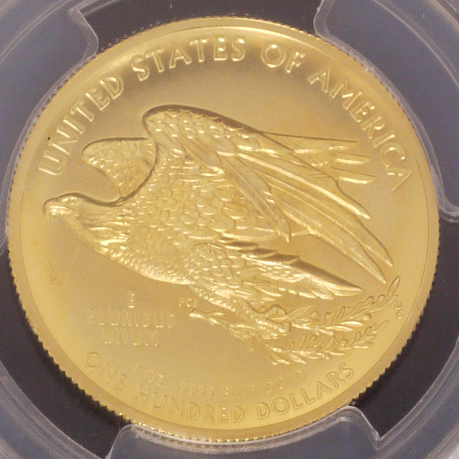 US 100 $ 100 Gold coins 2015 Liberty PCGS MS70 Highest appraisal