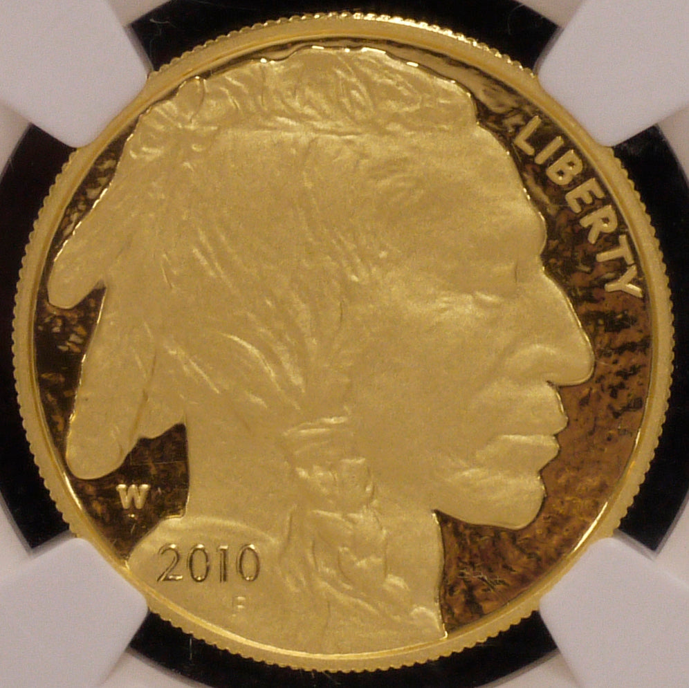 US 50 dollar gold coins 2010 Buffalo NGC PF70 ULTRA CAMEO the highest appraisal