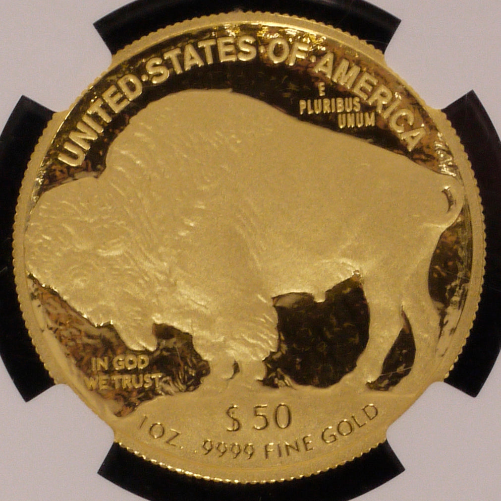 美國50美元金幣2010 Buffalo NGC PF70 Ultra Cameo是最高評估