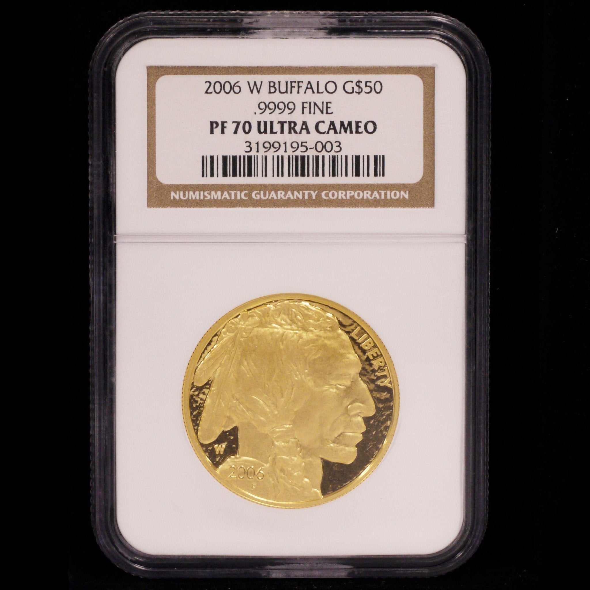 アメリカ 50ドル金貨 2006年 バッファロー NGC PF70 ULTRA CAMEO 最高鑑定品 - NJ BUYER'S MARKETPLACE