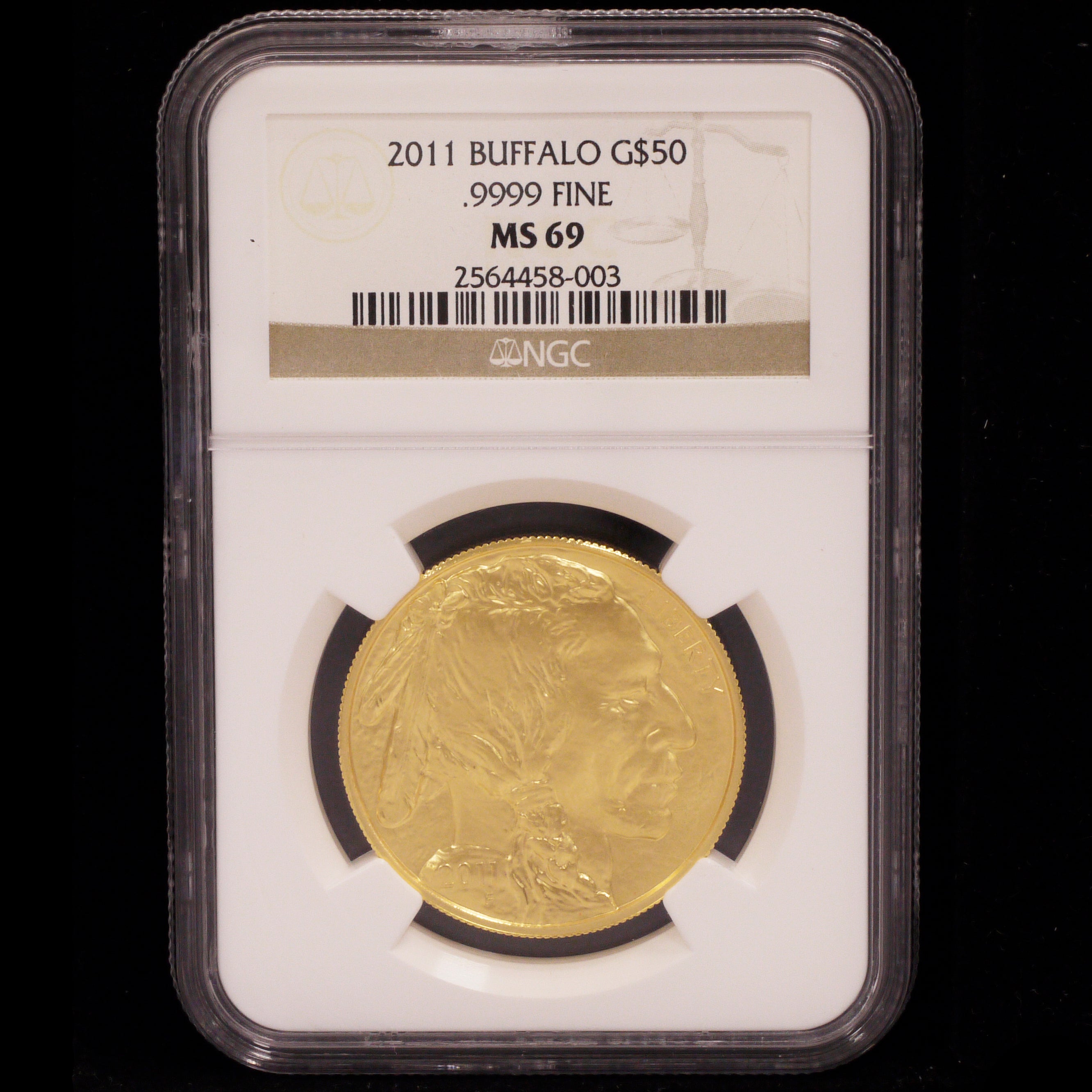 US 50 dollar gold coins 2011 Buffalo NGC MS69