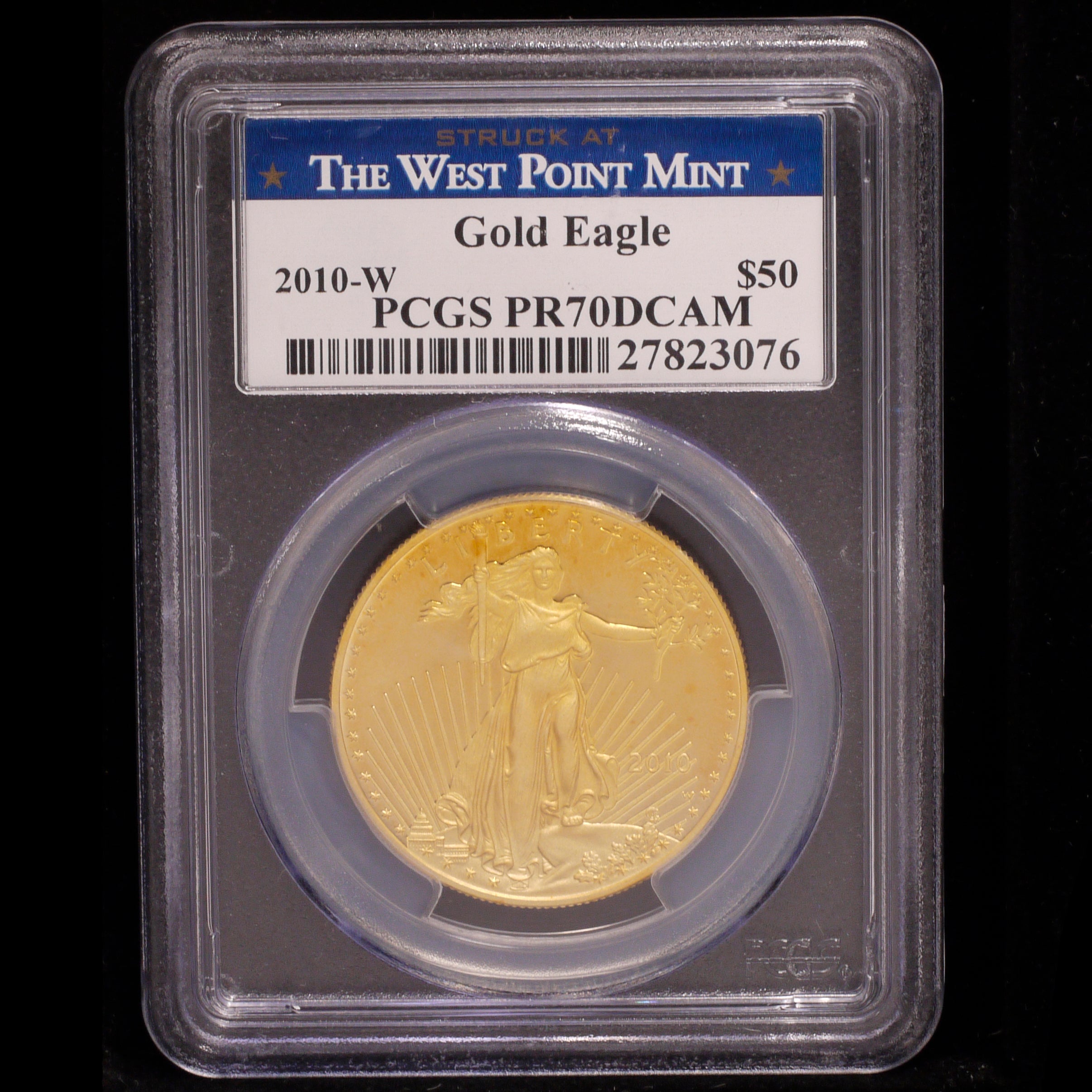 US 50 $ 50 Gold coins 2010 Eagle PCGS PR70 DEEP CAMEO the highest appraisal