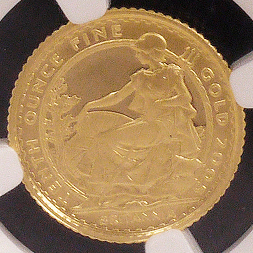 UK 10 Pound Gold Coin 2005 Britannia NGC PF70 Ultra Cameo