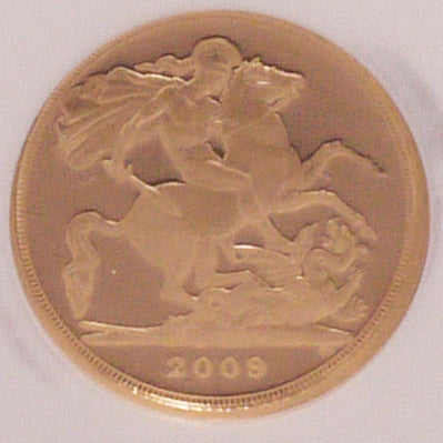 UK 1/4 Sovelin Gold Coin 2009 Elizabeth II PF69 Ultra Cameo