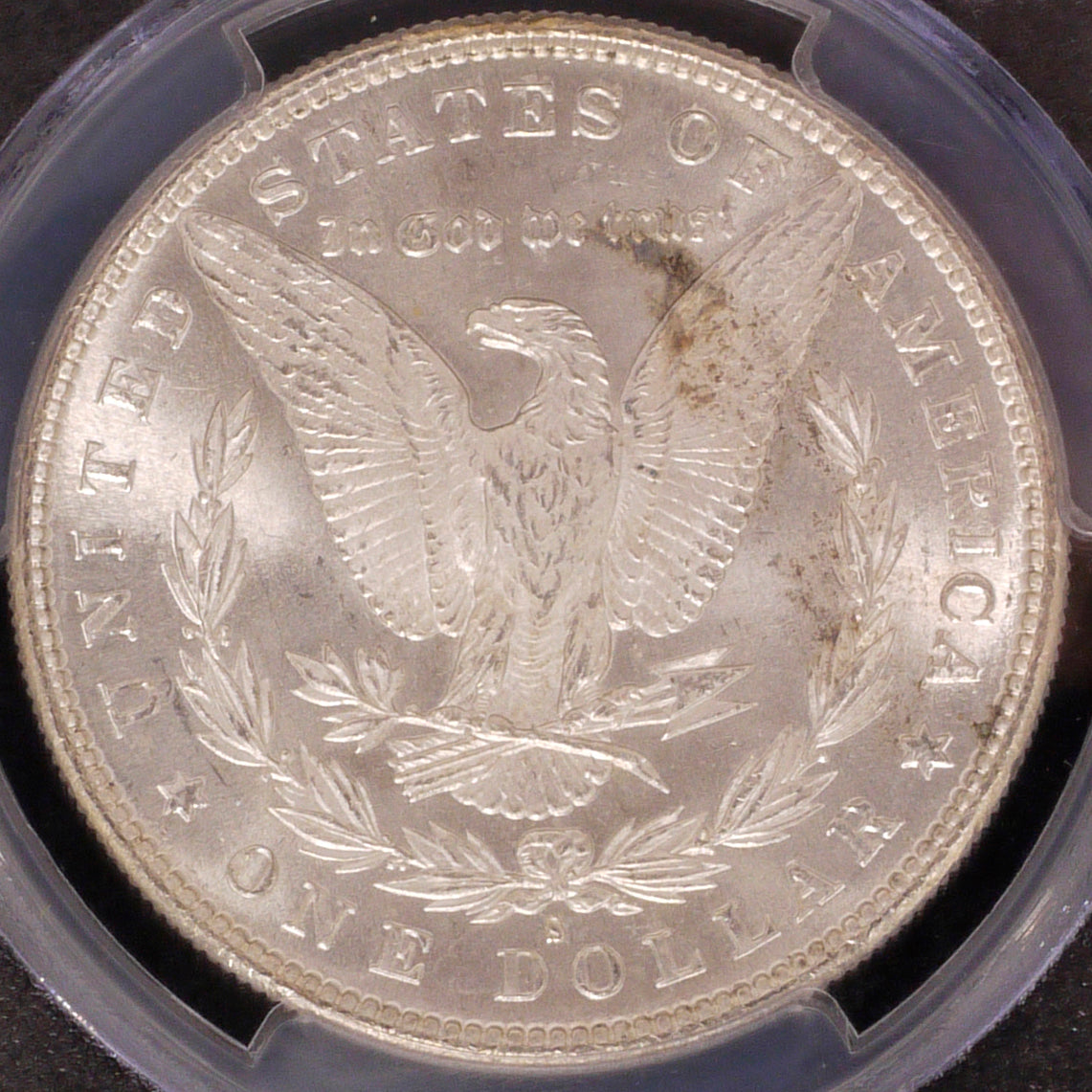 USA 1 dollar silver coin 1881 Morgan Dollar PCGS MS64