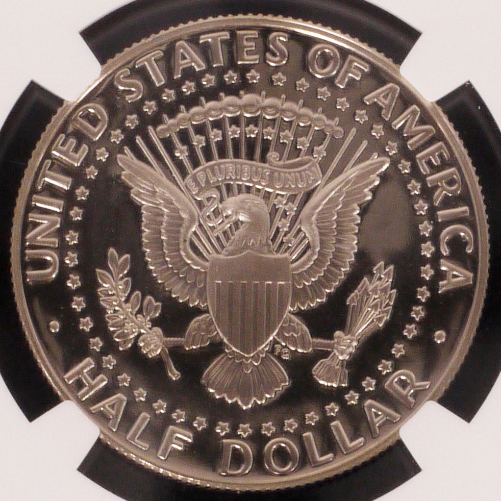 US 50 cent white copper coin 2008 President Kennedy NGC PF70 Ultra Cameo