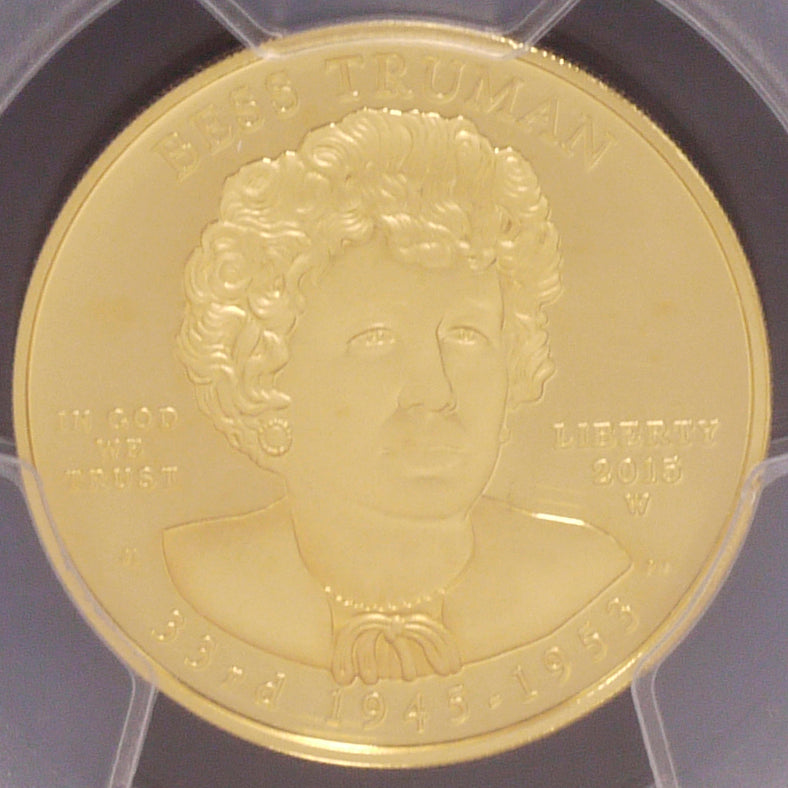 US 10 dollar gold coins 2015 Beth Truman PCGS PR70 DEEP CAMEO FIRST STRIKE's highest appraisal