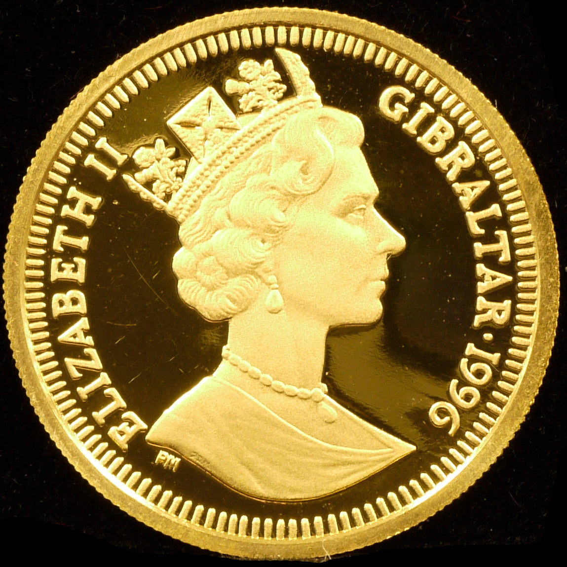 Gibraltar 1/5 Royal Gold Coin 1996 Audrey Hepburn