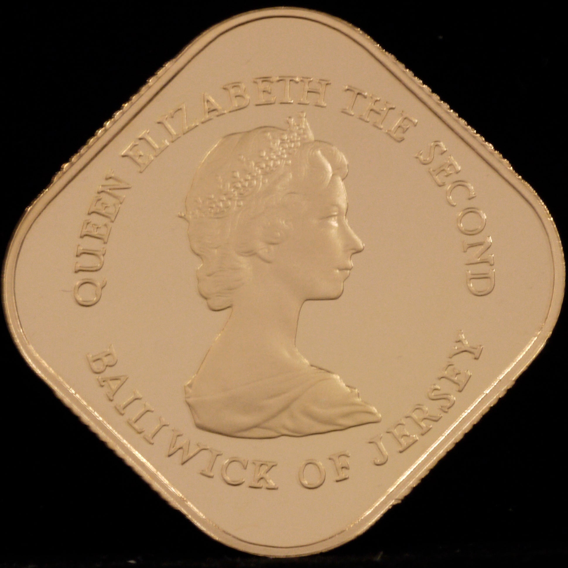 Jersey 1 pound gold coin 1981 Elizabeth II