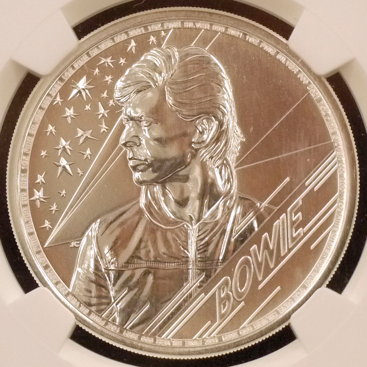 British 2 pound silver coins 2021 David Bowie