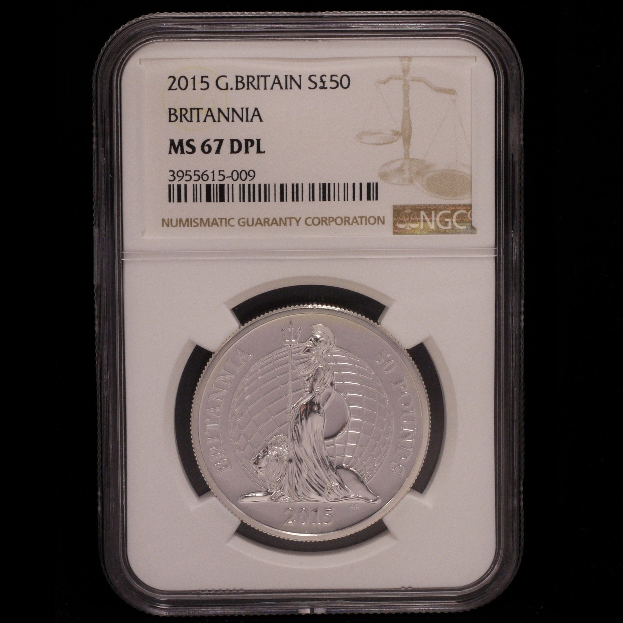 イギリス 50ドル銀貨 2015年 ブリタニア NGC MS67 DEEP PROOF LIKE - NJ BUYER'S MARKETPLACE