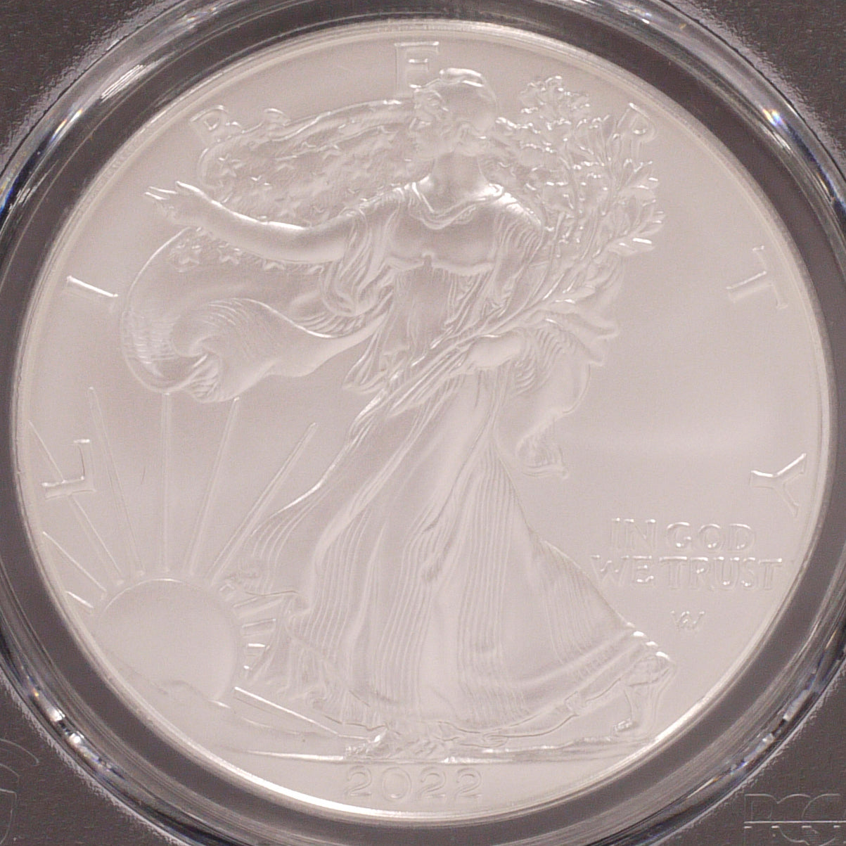 USA 1 dollar silver coin 2022 Walking Liberty PCGS MS70 FIRST DAY ISSUE