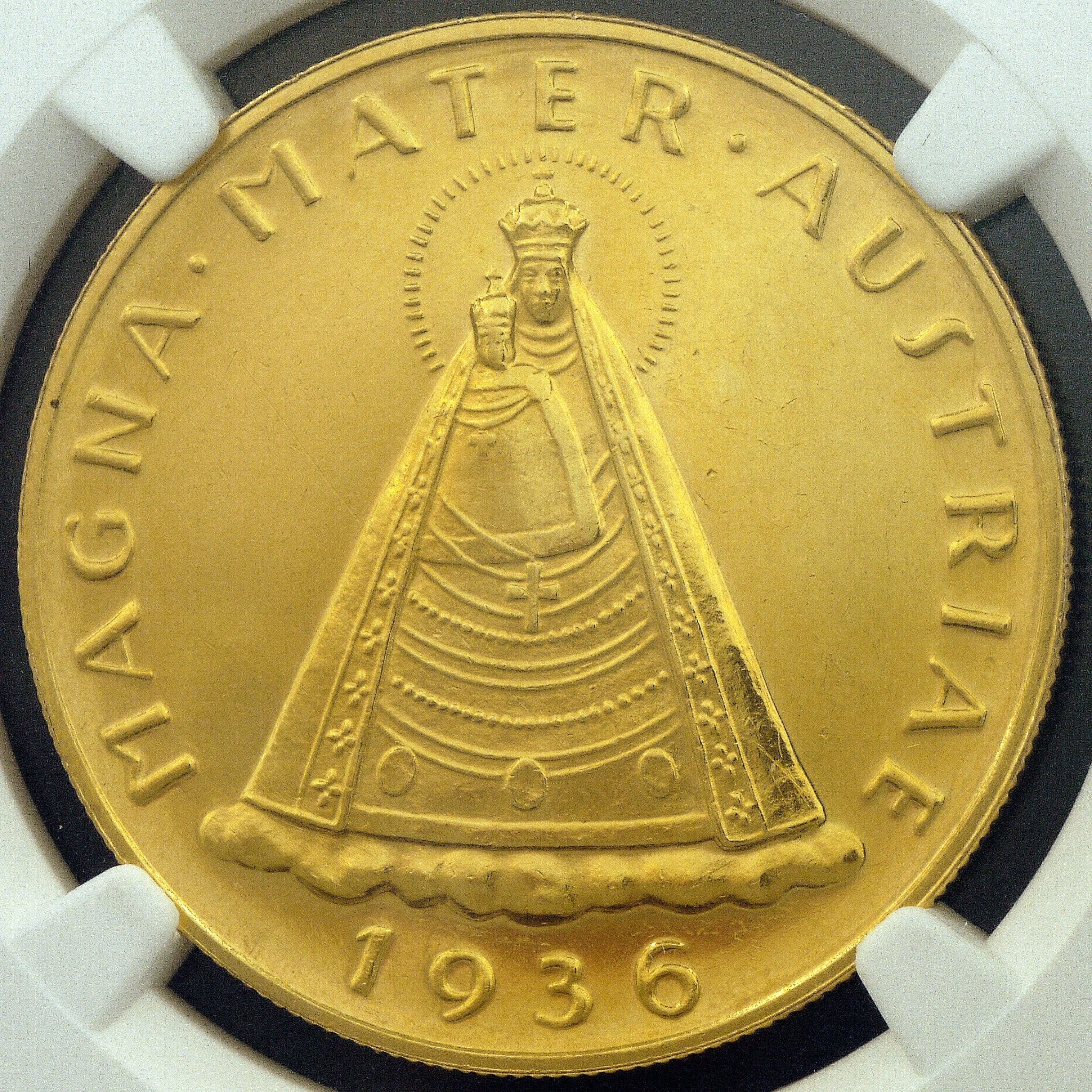 オーストリア 100シリング金貨 1936年 聖母子像 - NJ BUYER'S MARKETPLACE