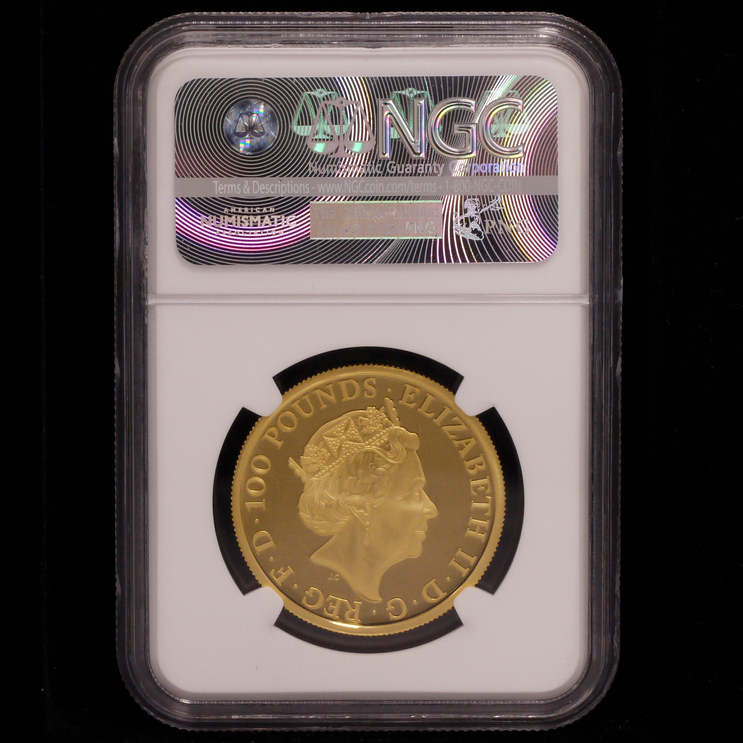 UK 100 Pound Gold Coins 2017 Unicorn NGC PF67 Ultra Cameo