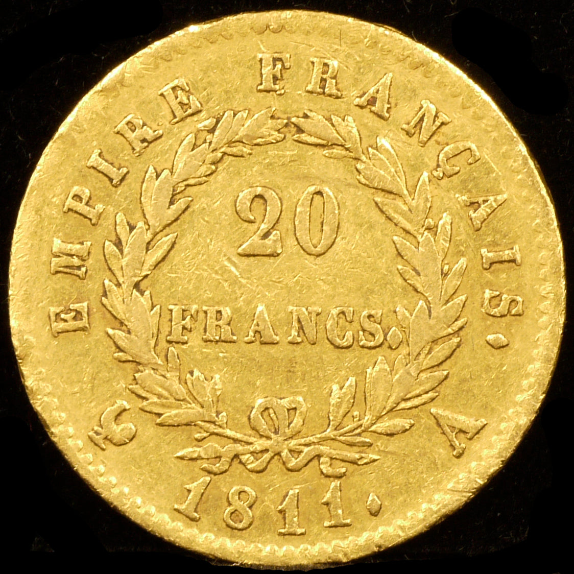 France 20 Fran Gold Coins 1811 Napoleon I