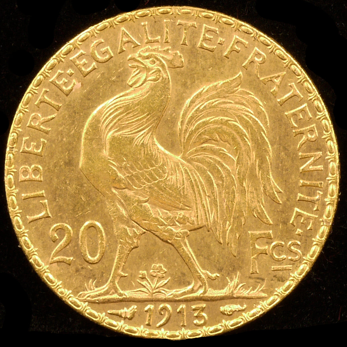 France 20 Fran Gold Coins 1913 Marianne