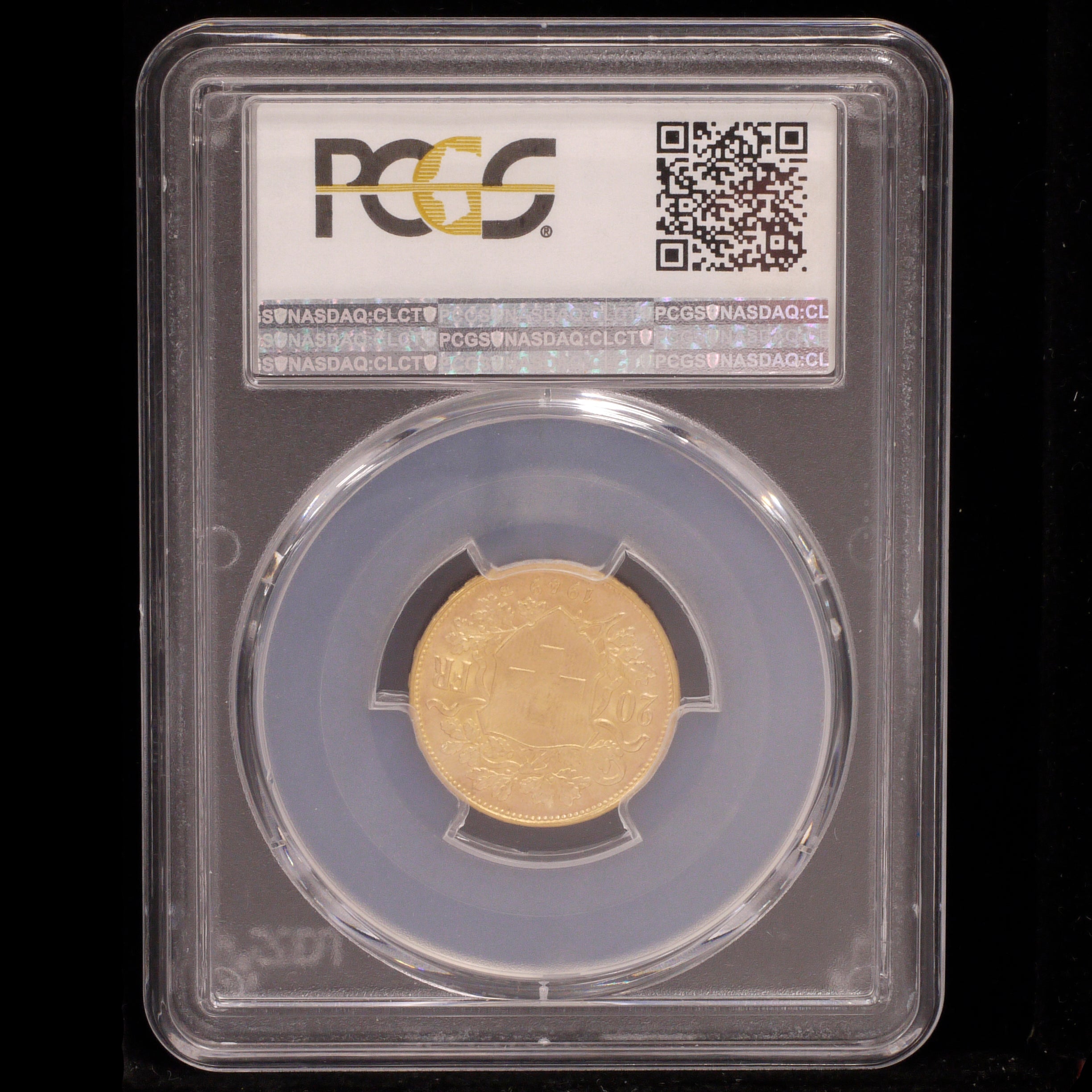 Switzerland 20 Fran Gold Coins 1949 PCGS MS65+