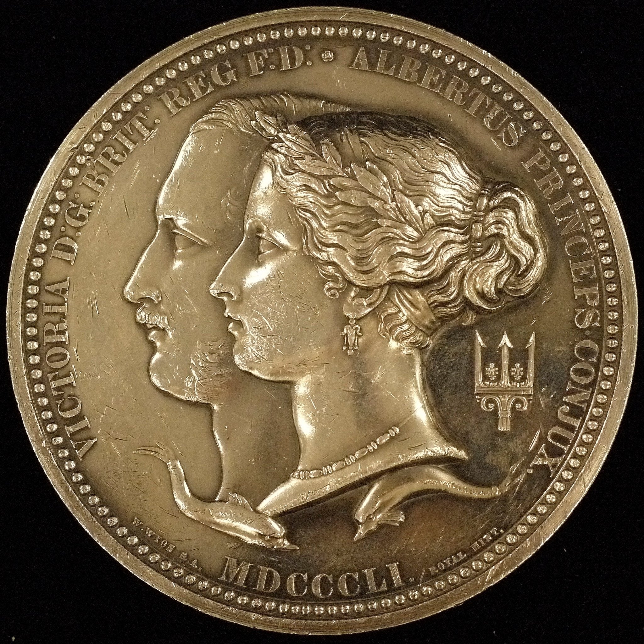 イギリス 大型銀メダル 1851年銘 リストライク 第1回ロンドン万博 - NJ BUYER'S MARKETPLACE