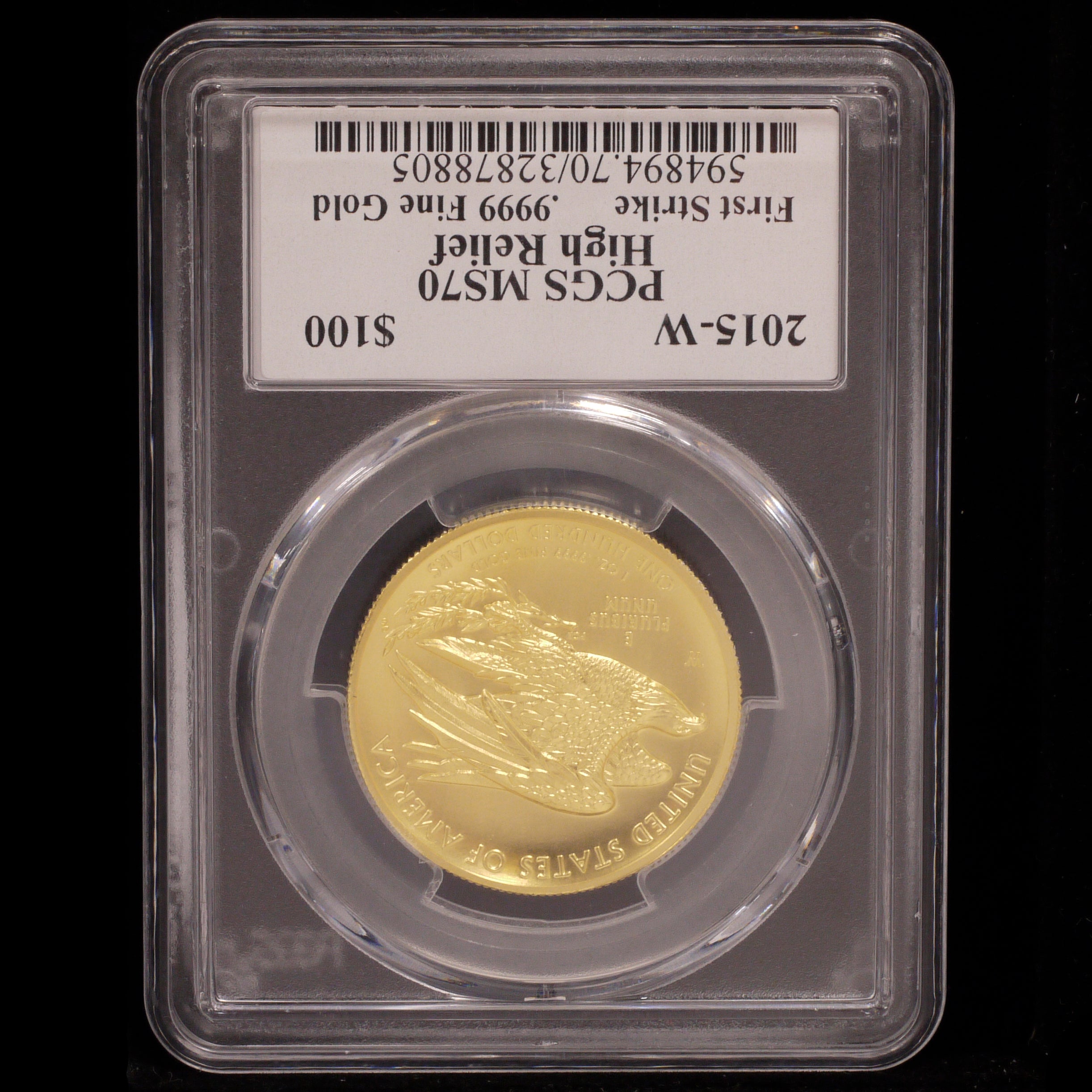 USA $ 100 Gold coins 2015 Liberty PCGS MS70