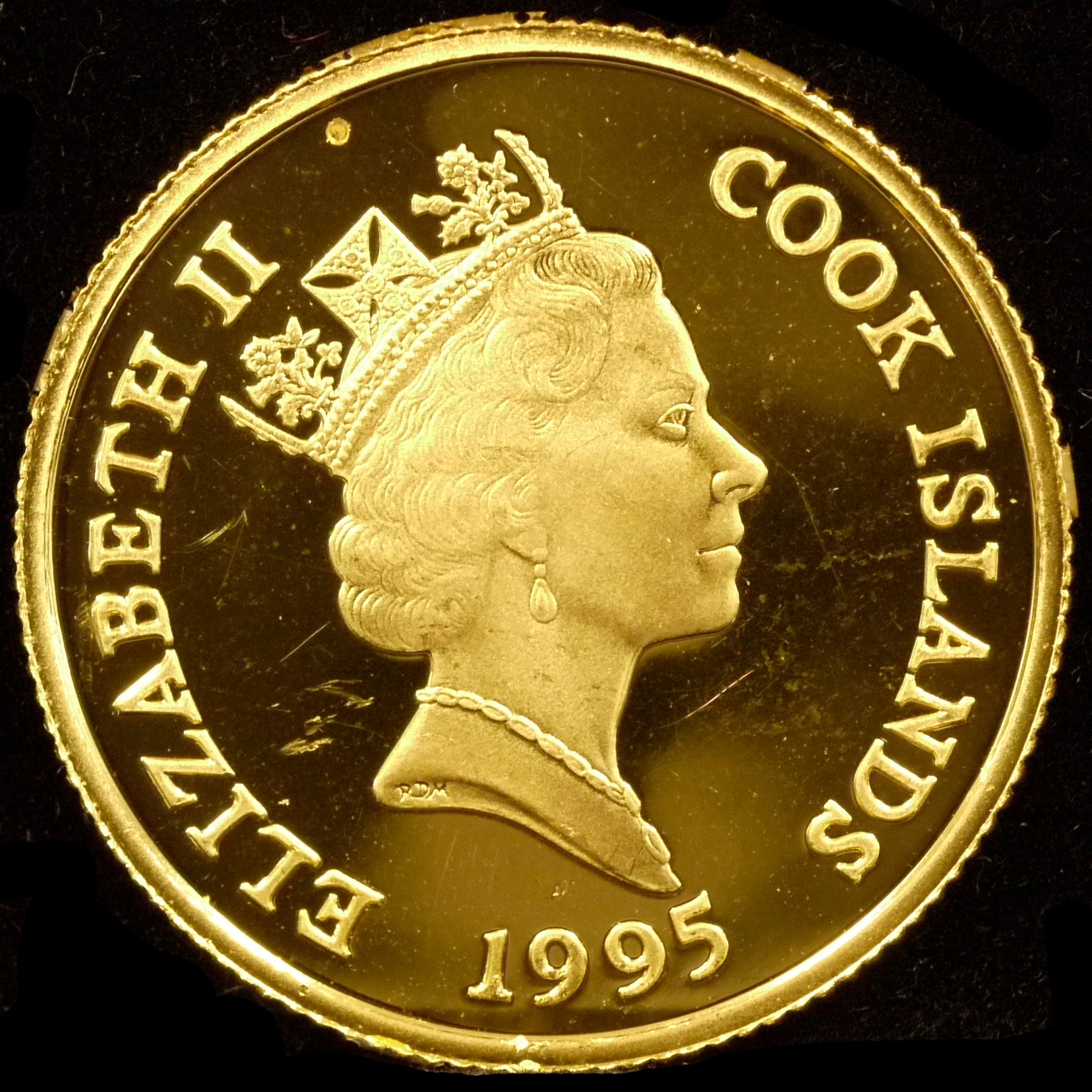 Cook Island 20 $ 20 Gold coins 1995 Dolphin