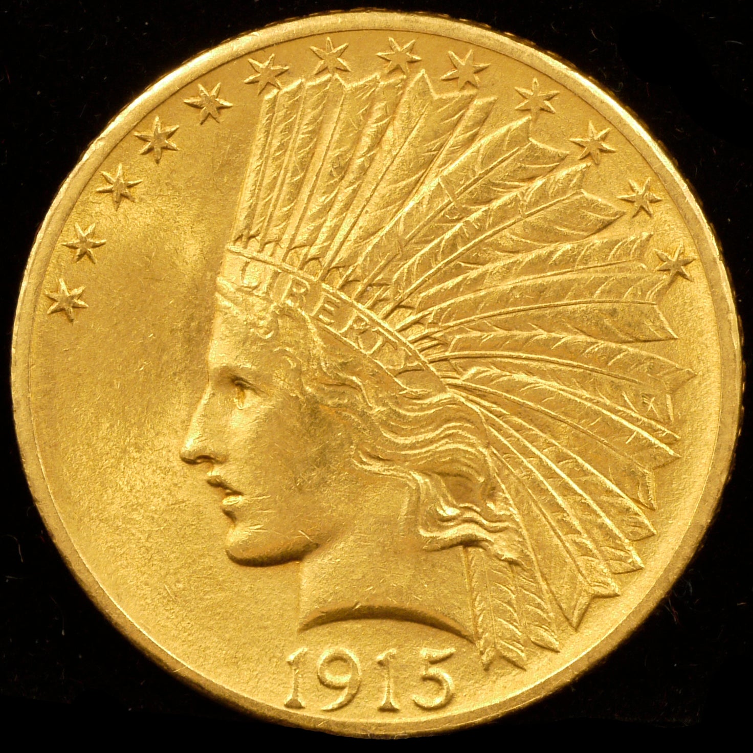 USA 10 -dollar gold coin 1915 Indian