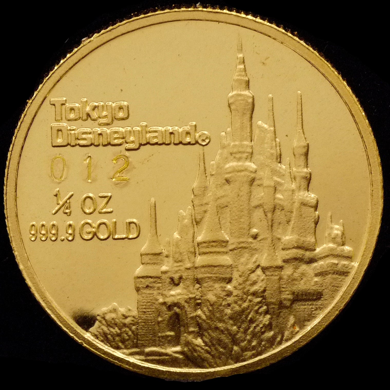 Disney 1/4OZ Gold Medal Mickey Mouse