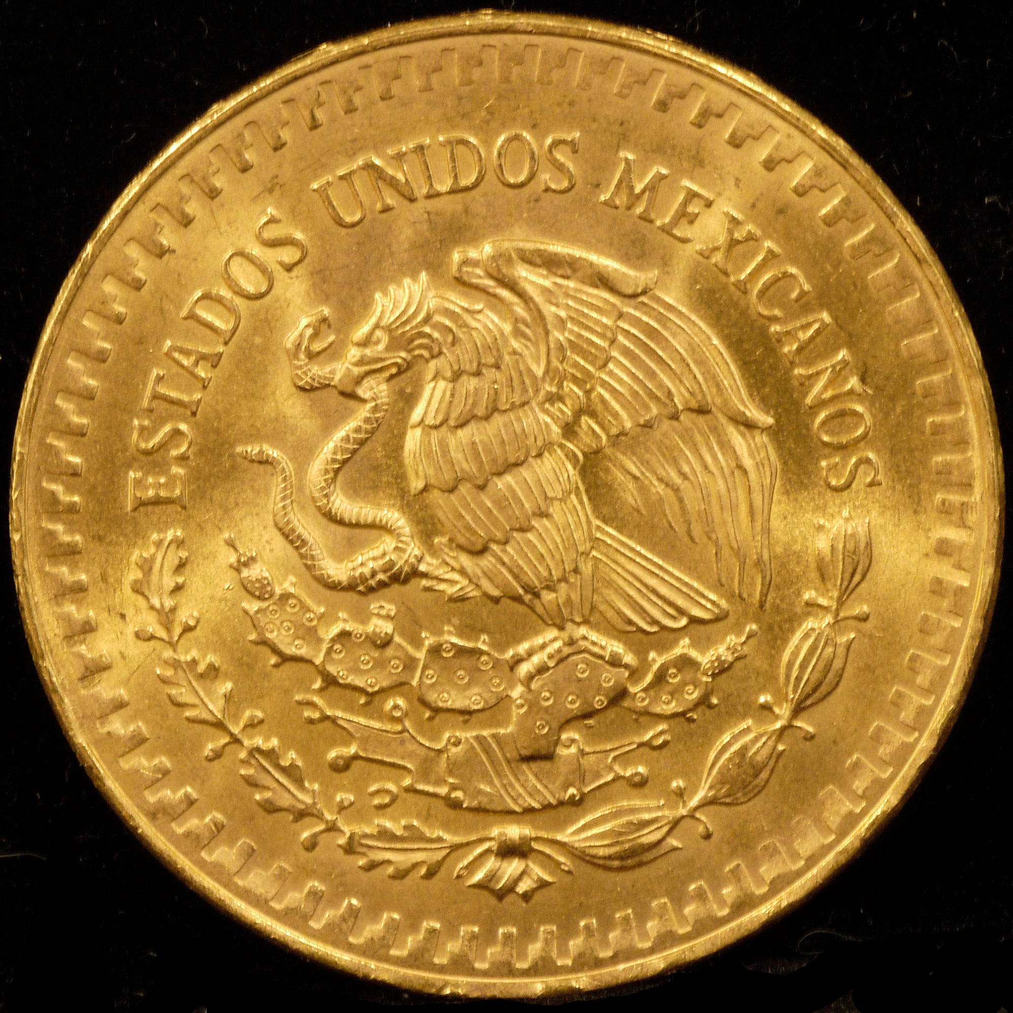 Mexico 1/2 On the Gold Coin 1981 Victory