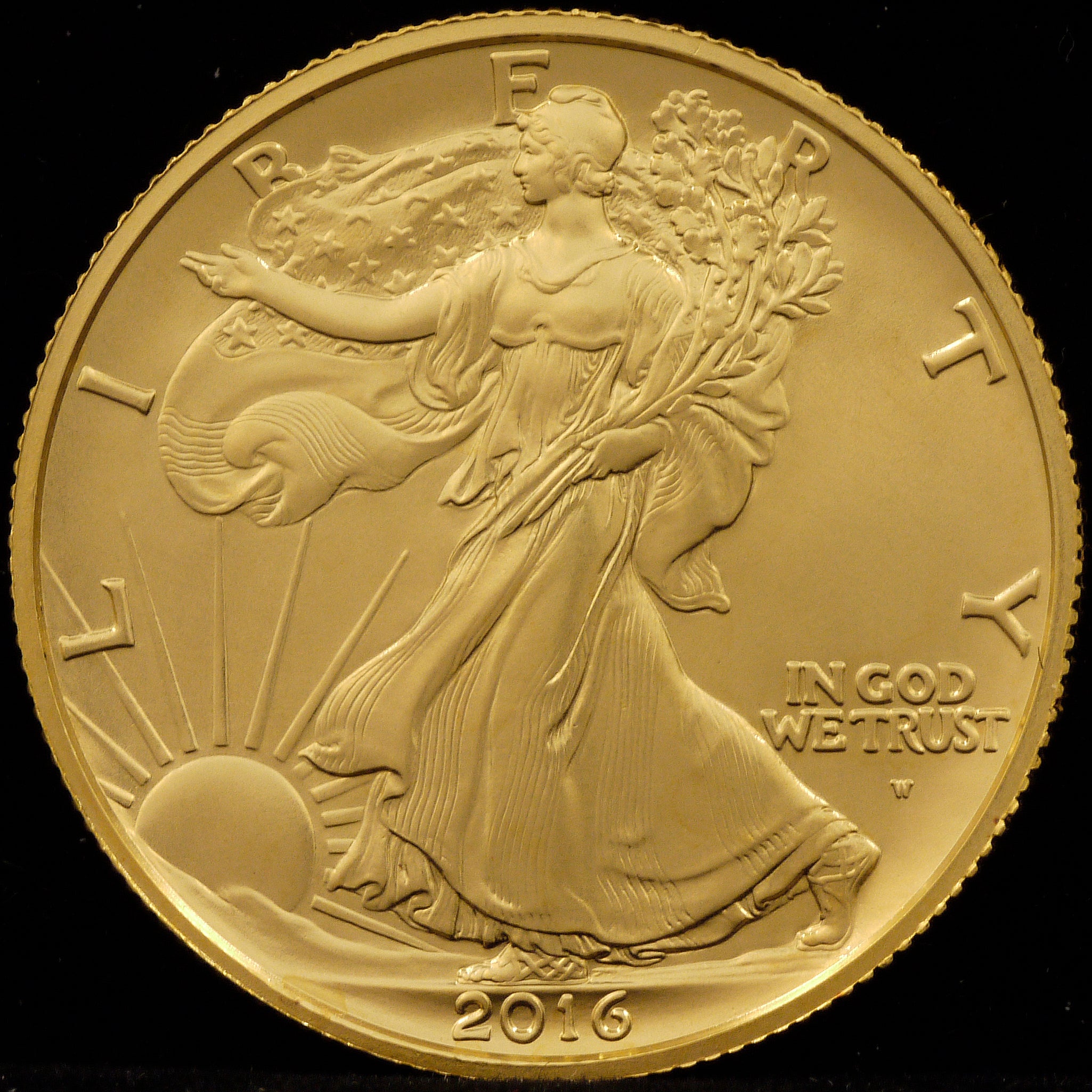 USA 1/2 Gold Coin 2016 Walking Liberty