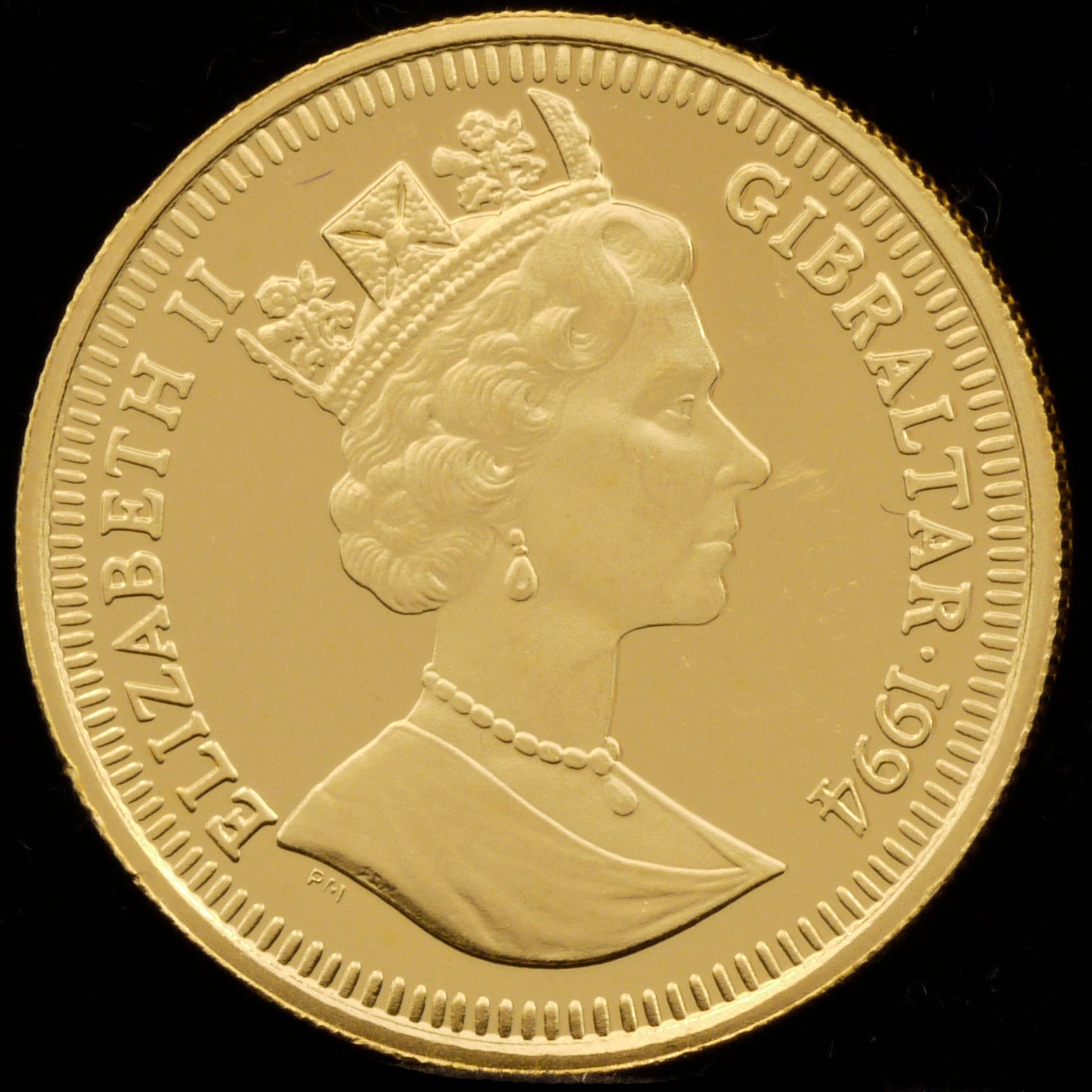 Gibraltar 1/5 Crown gold coins 1994 Peter Rabbit