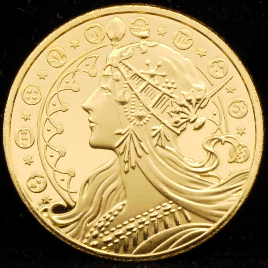 1/10OZ Gold Medal Mucha Mucha Foundation 130th Anniversary